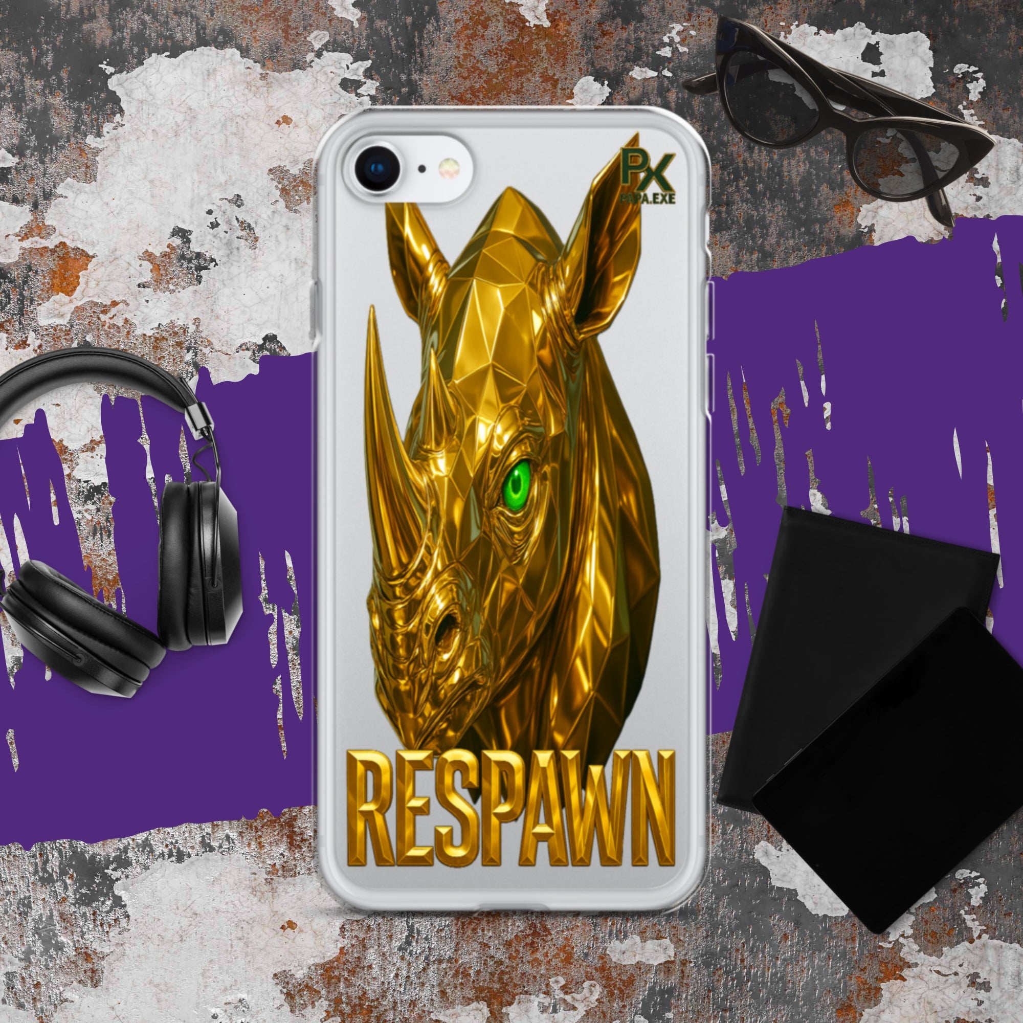 Transparente iPhone®-Hülle | Goldie Respawn