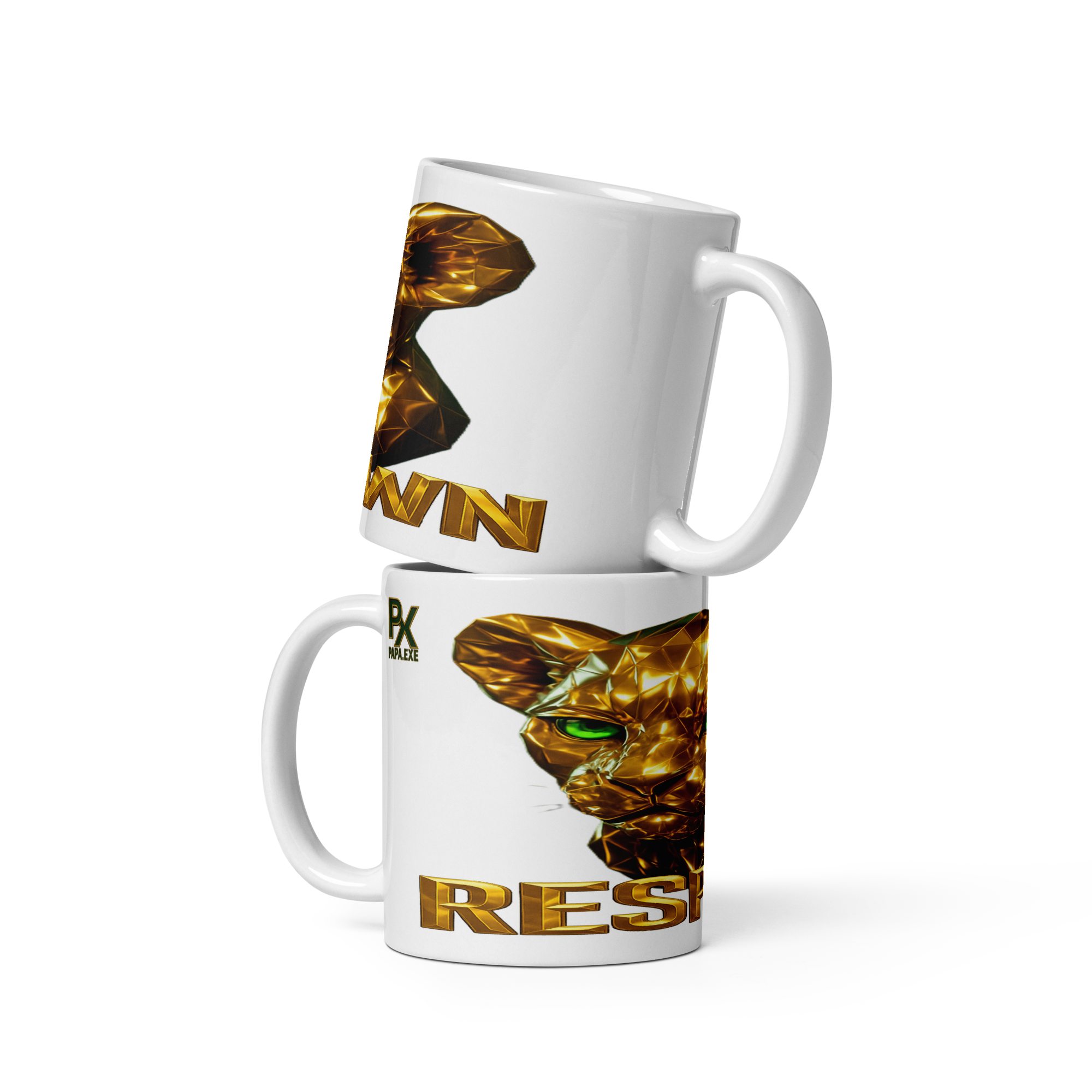 Weisse Tasse | Goldie Respawn