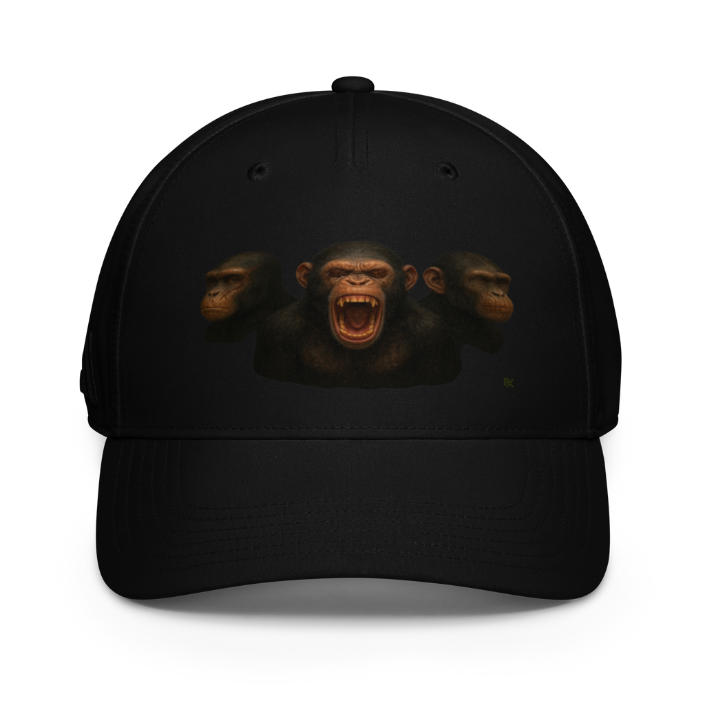 adidas® Dad Cap | Bloodline Affen-Trio | Kikazaru · Mizaru · Iwazaru