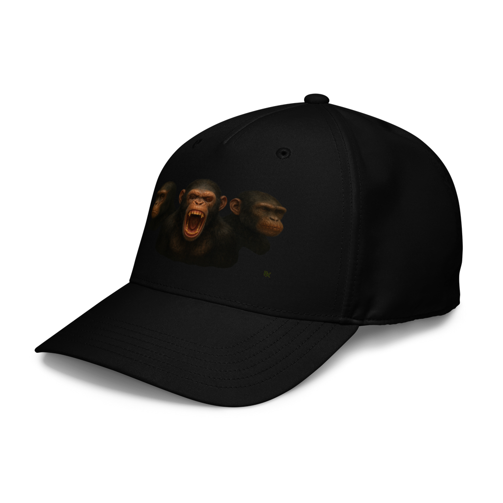 adidas® Dad Cap | Bloodline Affen-Trio | Kikazaru · Mizaru · Iwazaru