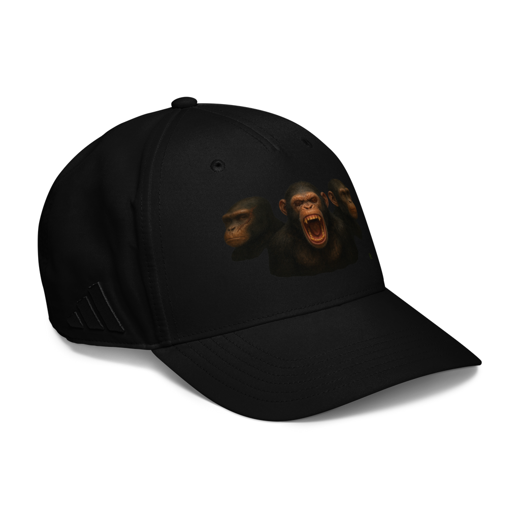 adidas® Dad Cap | Bloodline Affen-Trio | Kikazaru · Mizaru · Iwazaru