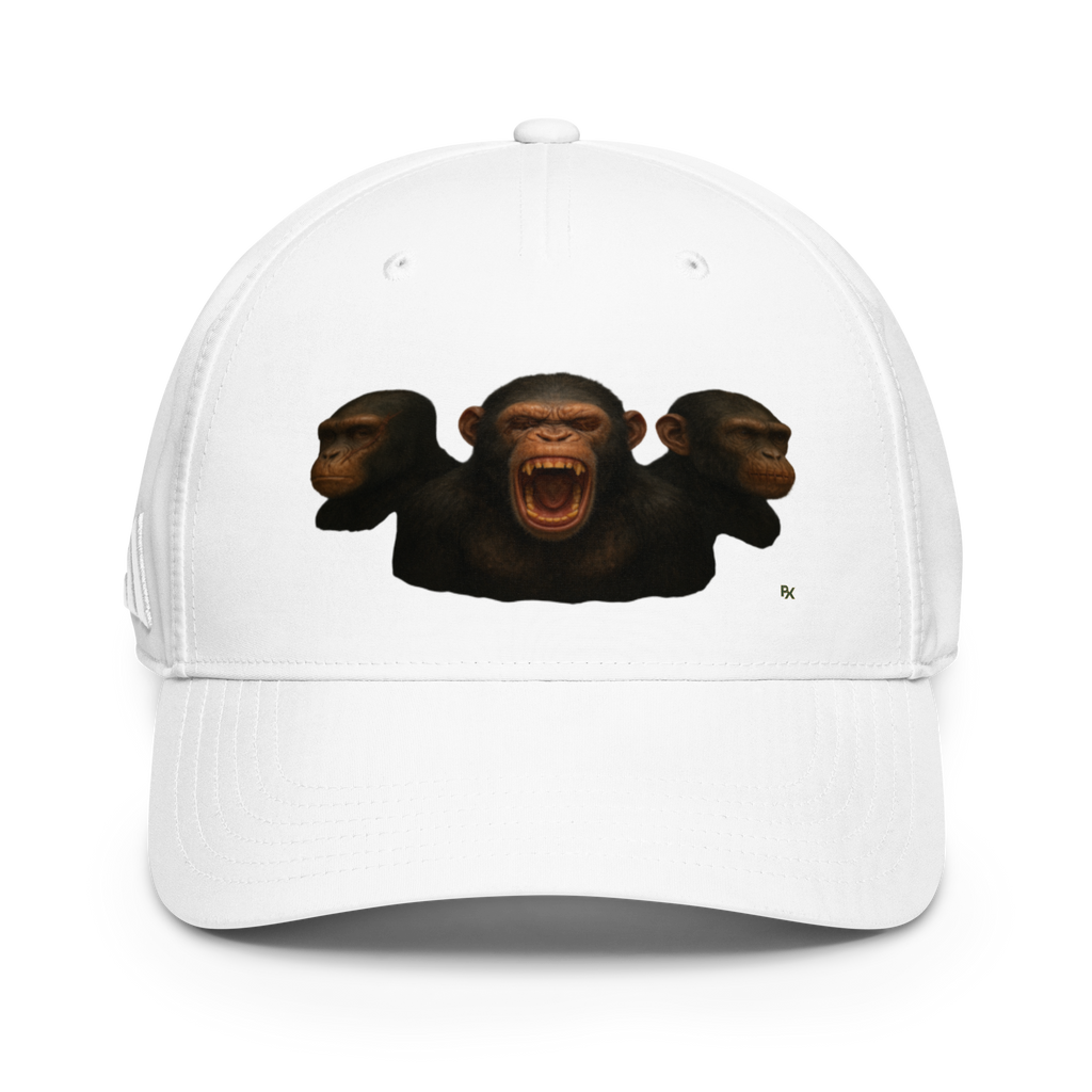 adidas® Dad Cap | Bloodline Affen-Trio | Kikazaru · Mizaru · Iwazaru