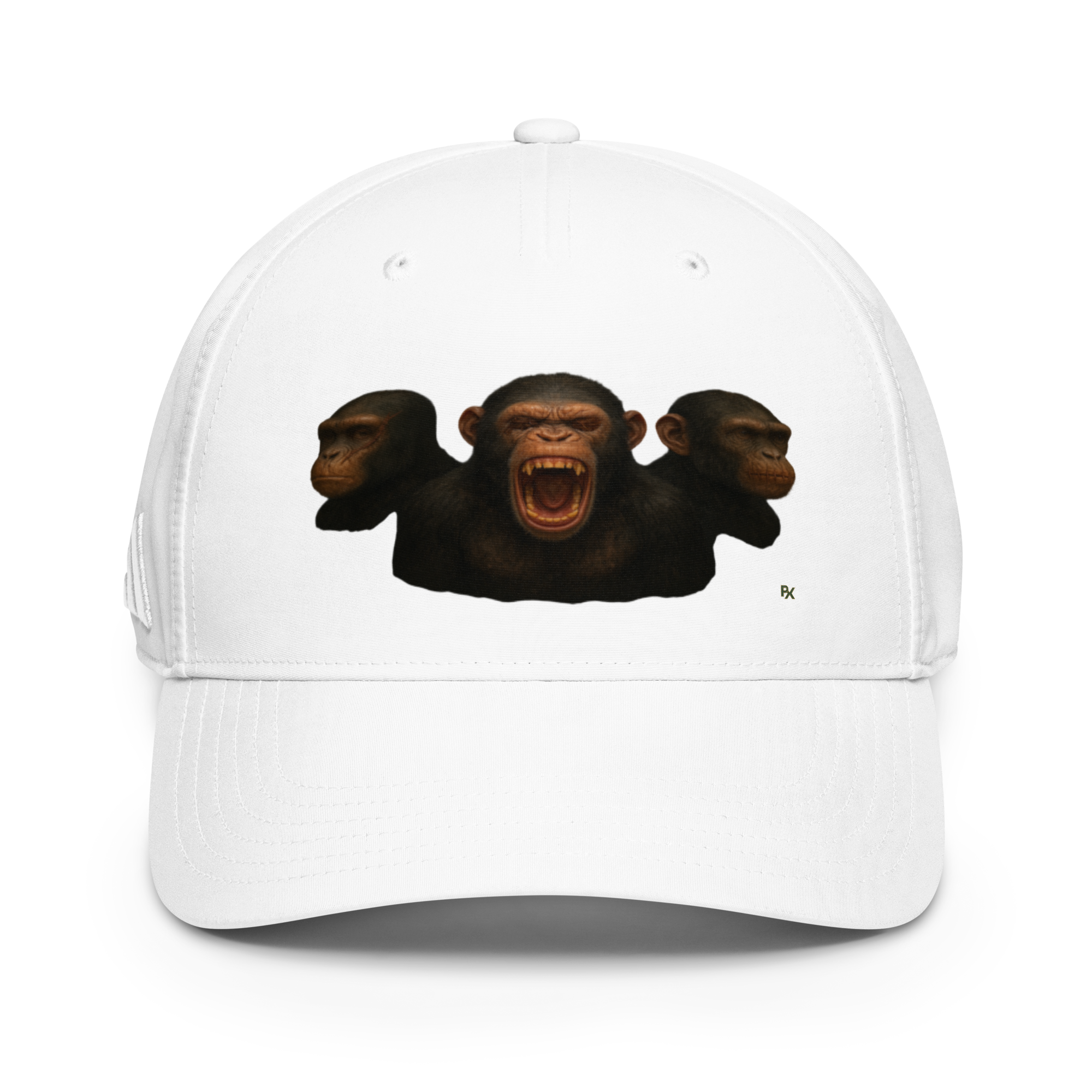 adidas® Dad Cap | Bloodline Affen-Trio | Kikazaru · Mizaru · Iwazaru