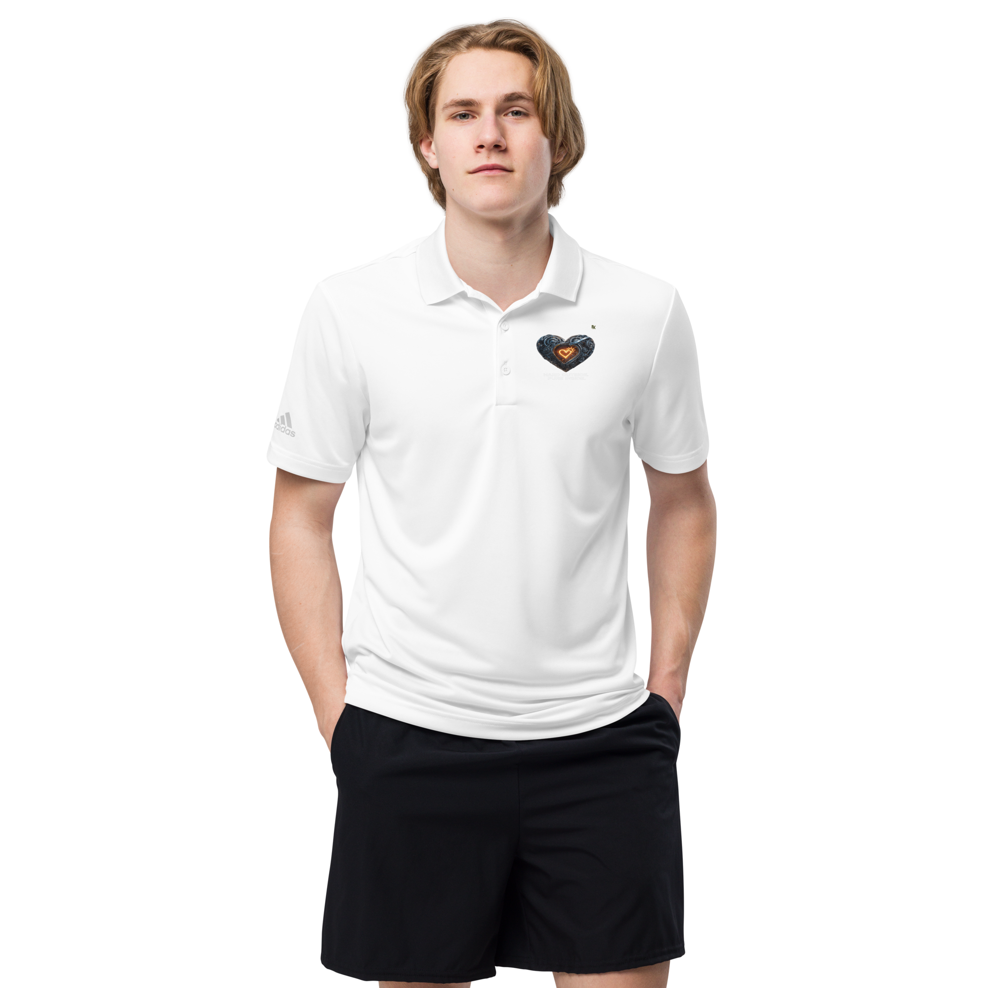 adidas® Polo | Bloodline Pure Inside