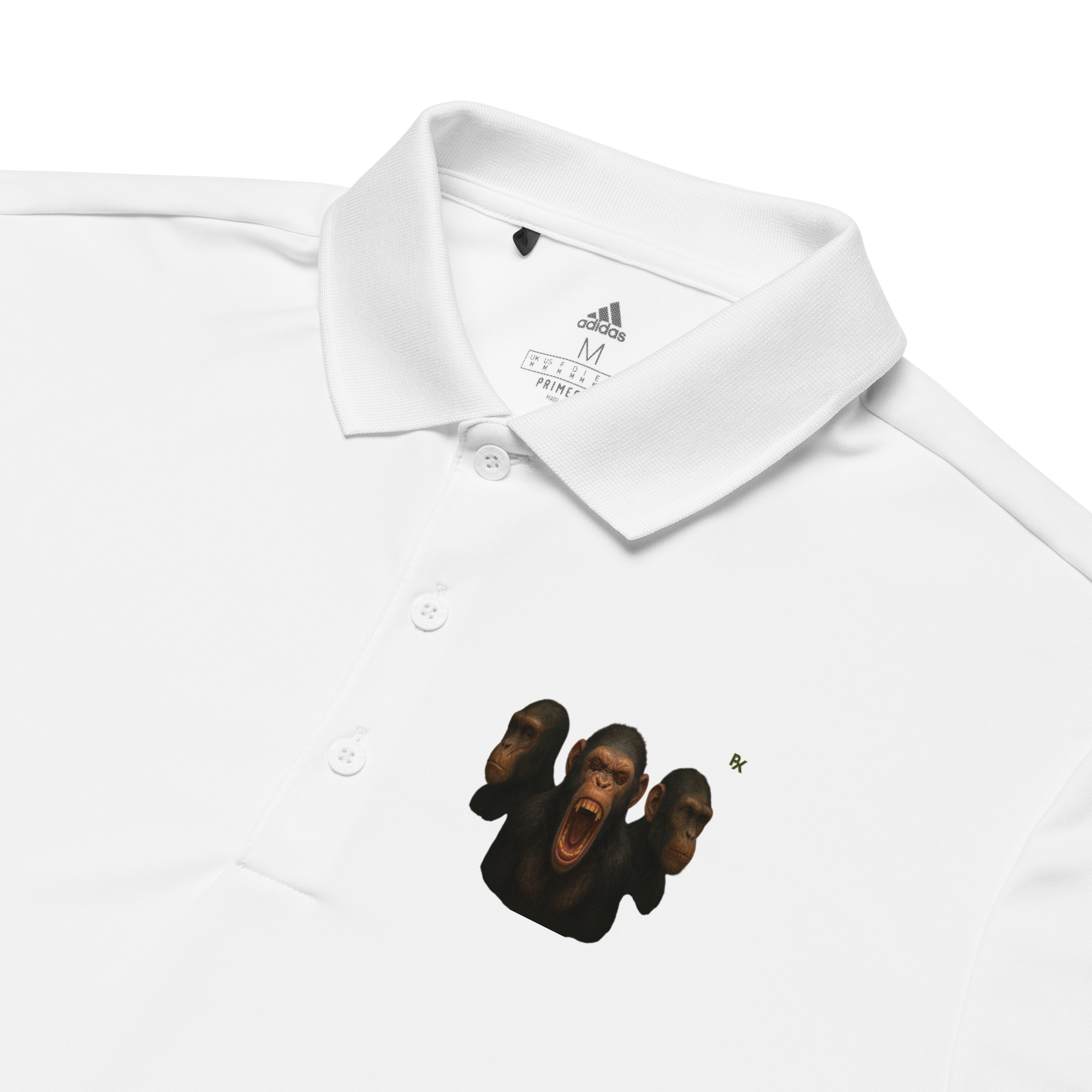 adidas® Polo | Bloodline Affen-Trio | Kikazaru · Mizaru · Iwazaru