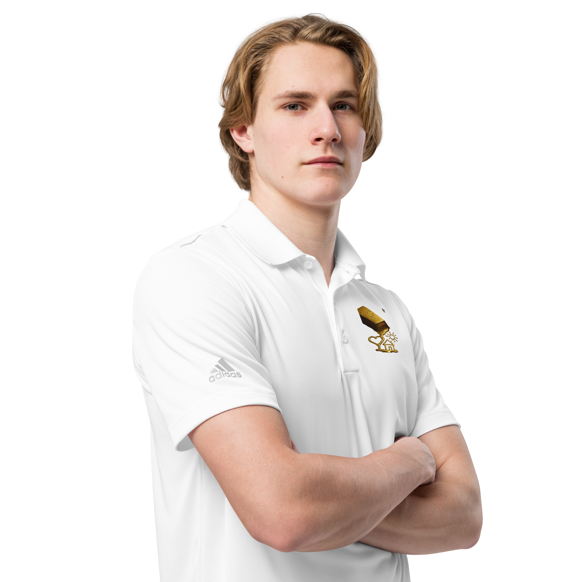 adidas® Polo | Bloodline Gold