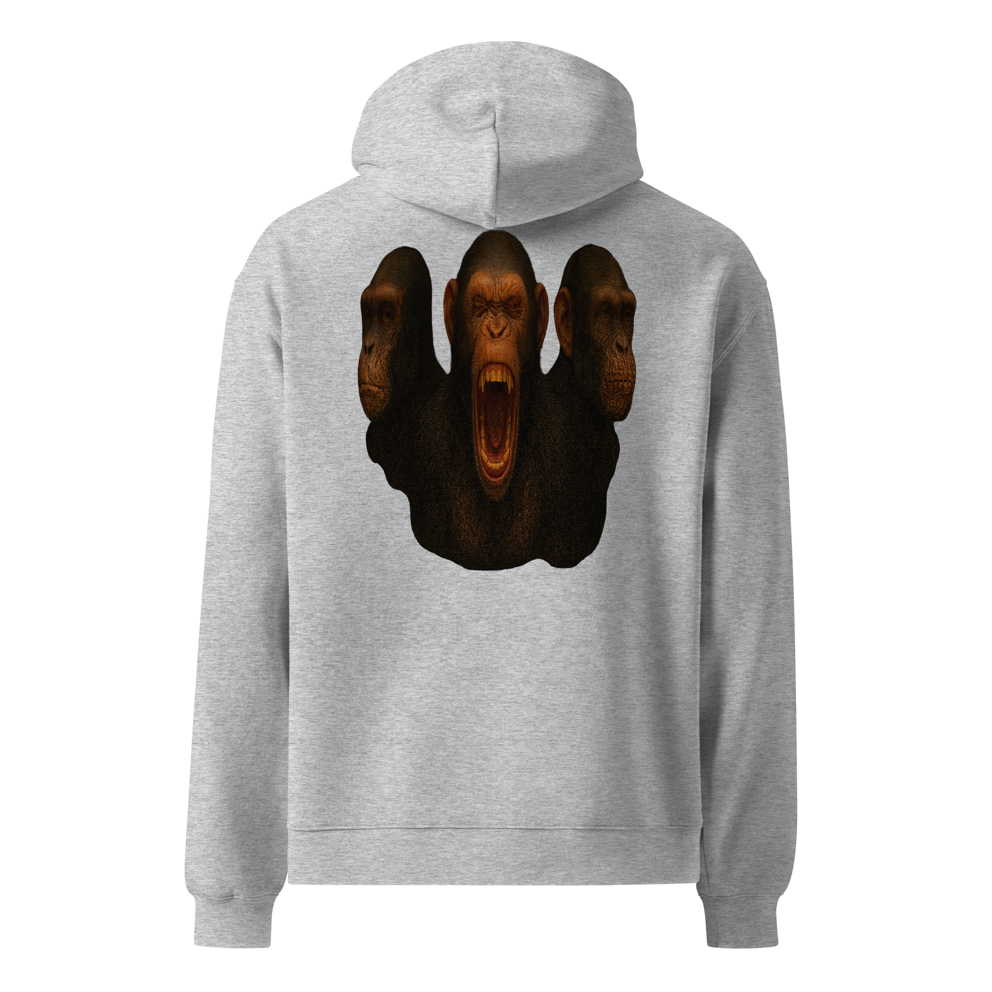 Oversized Hoodie | Bloodline Affen-Trio | Kikazaru · Mizaru · Iwazaru