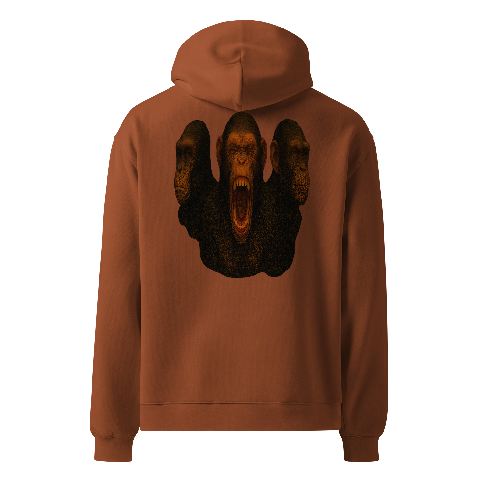 Oversized Hoodie | Bloodline Affen-Trio | Kikazaru · Mizaru · Iwazaru