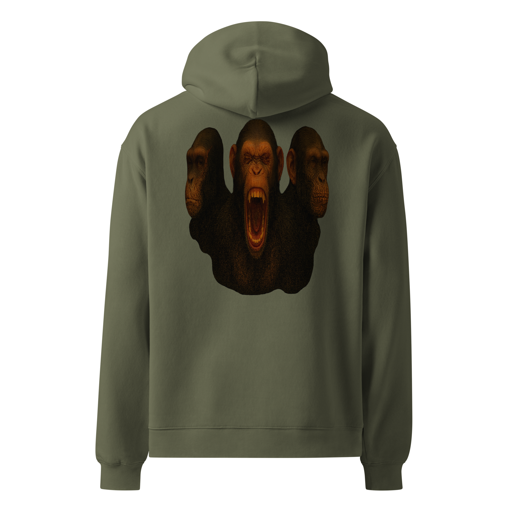 Oversized Hoodie | Bloodline Affen-Trio | Kikazaru · Mizaru · Iwazaru