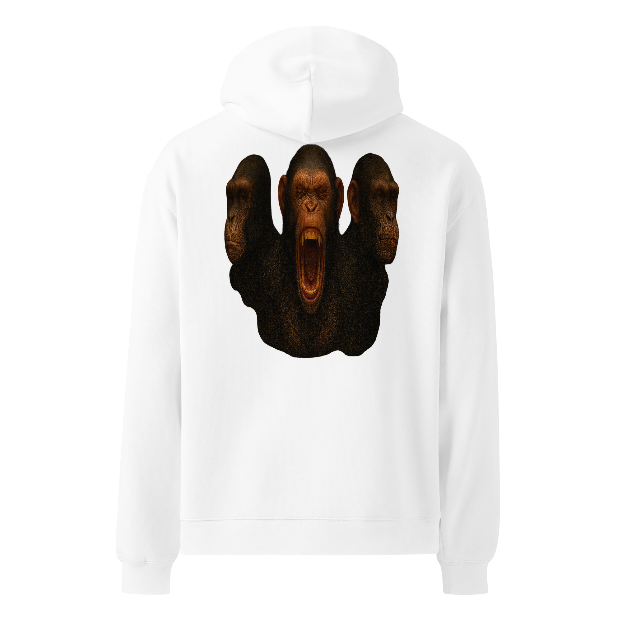 Oversized Hoodie | Bloodline Affen-Trio | Kikazaru · Mizaru · Iwazaru