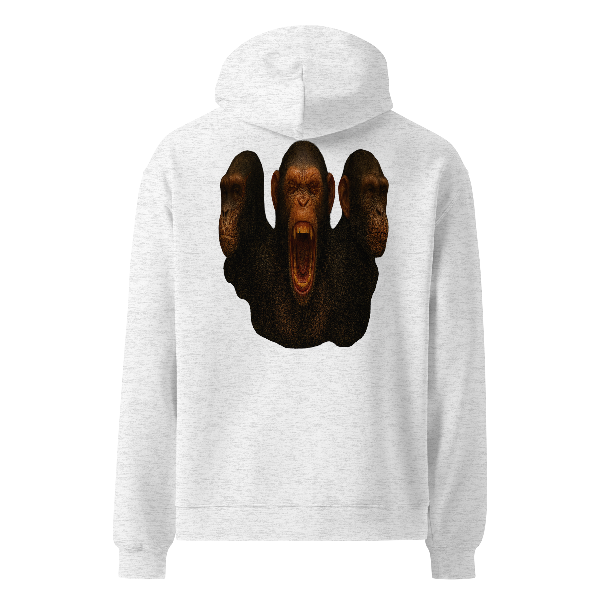 Oversized Hoodie | Bloodline Affen-Trio | Kikazaru · Mizaru · Iwazaru