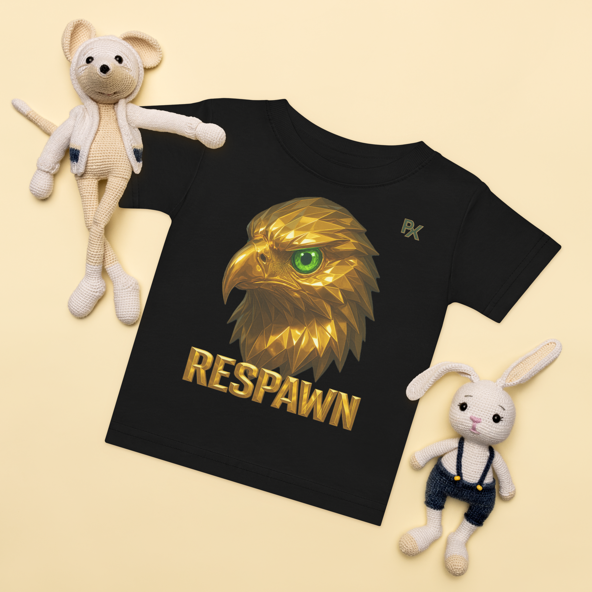 Premium Baby T-Shirt | Goldie Respawn Eagly