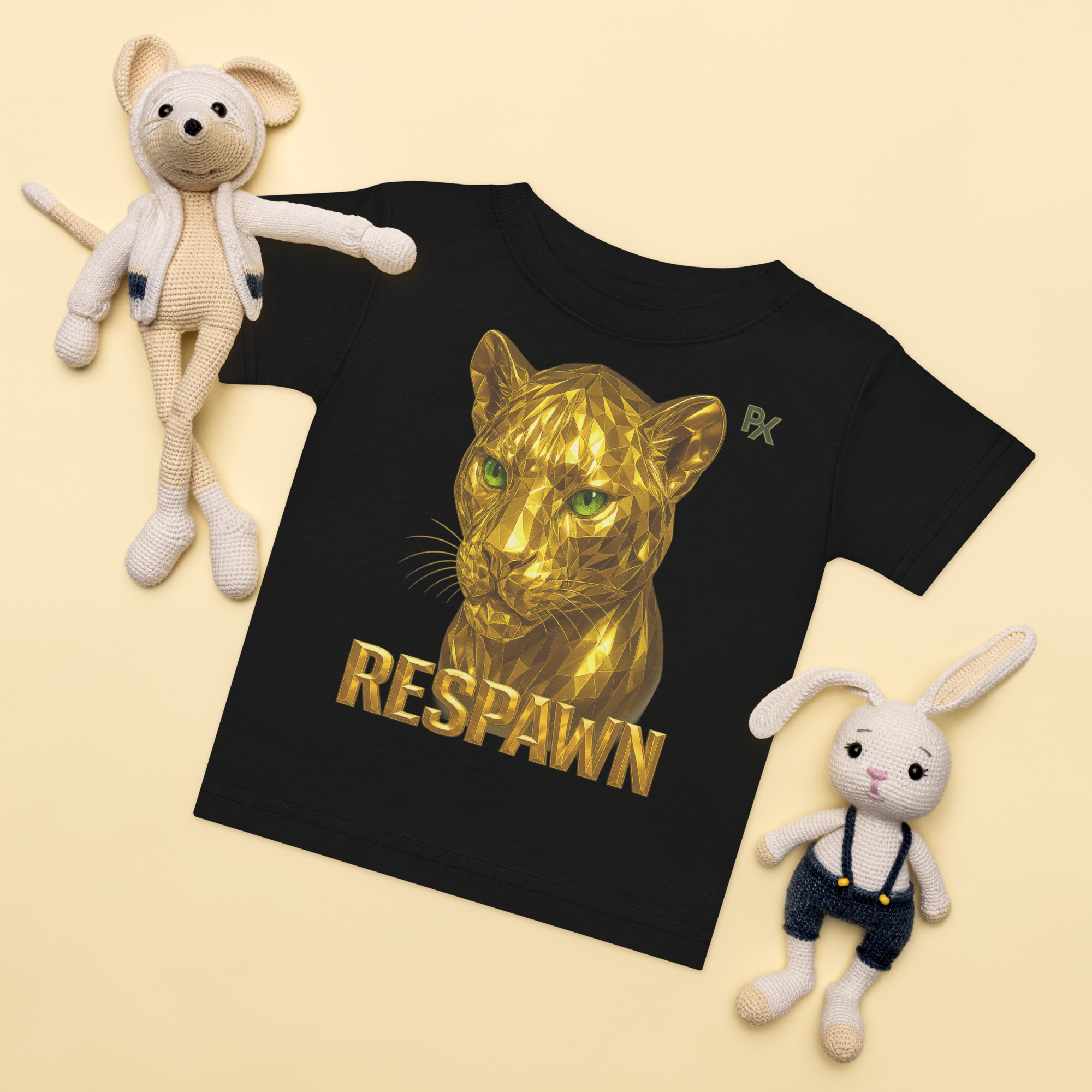 Premium Baby T-Shirt | Goldie Respawn Tiger