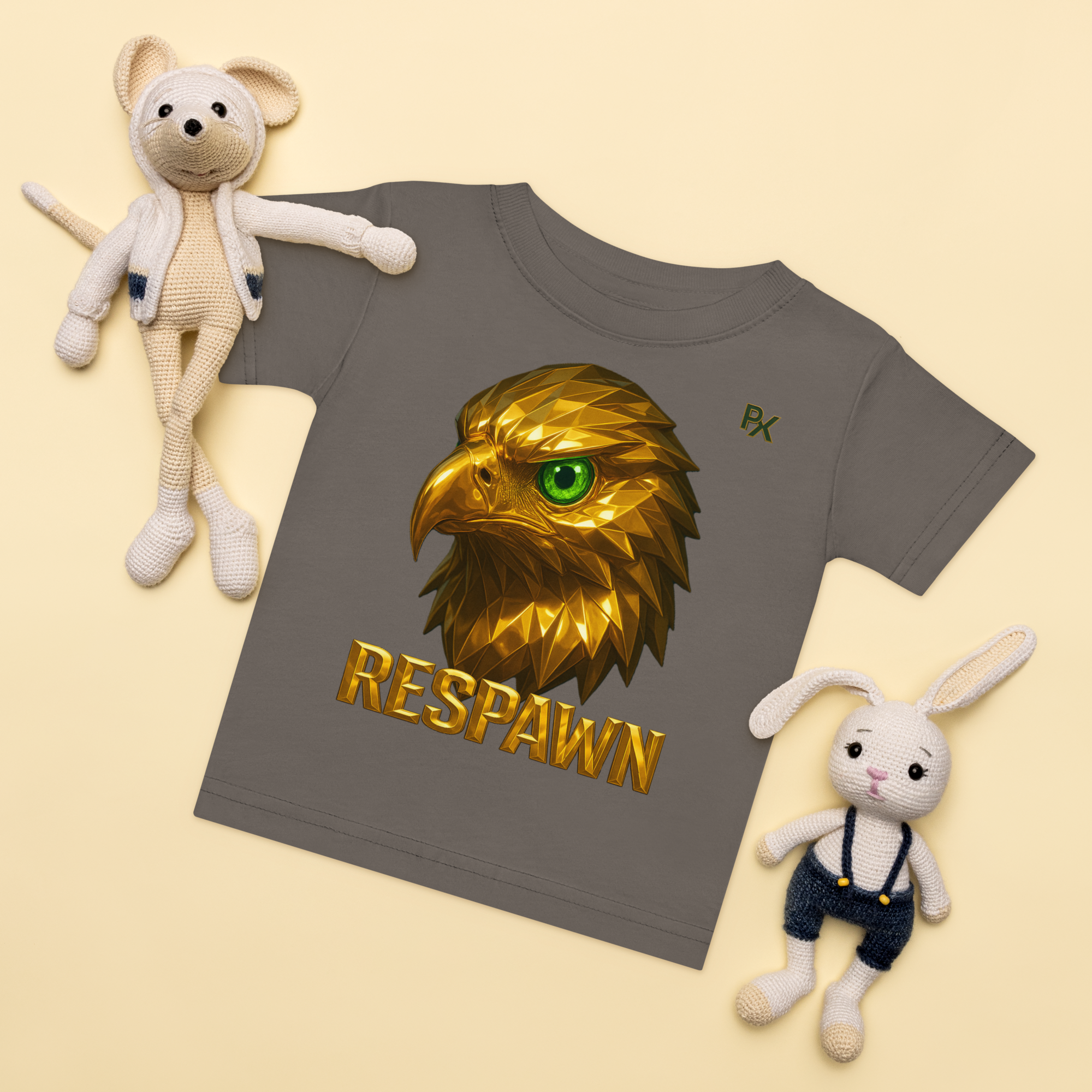 Premium Baby T-Shirt | Goldie Respawn Eagly