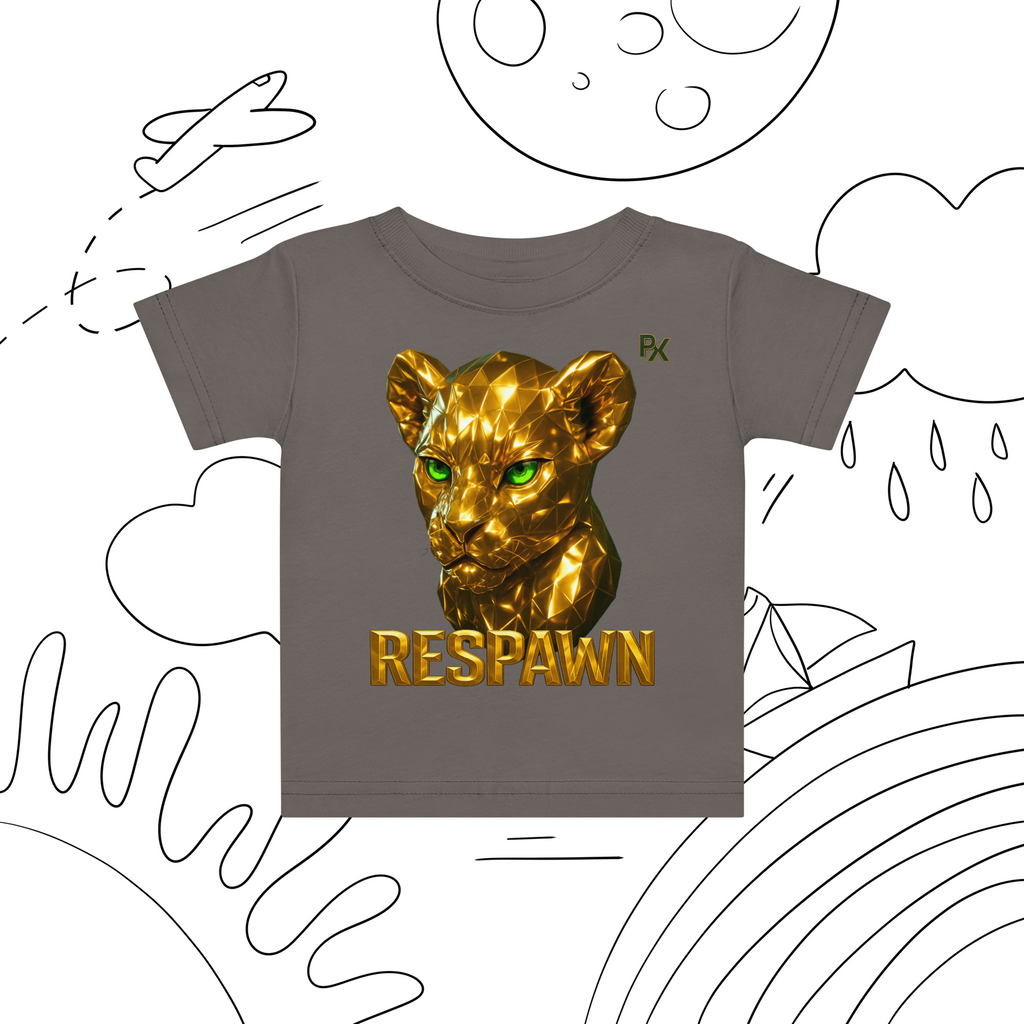 Premium Baby T-Shirt | Goldie Respawn Löwe