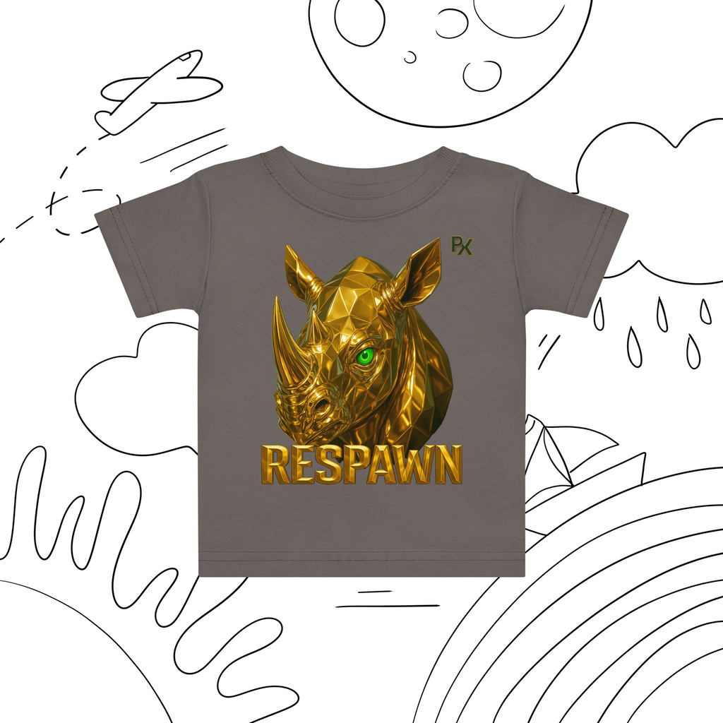 Premium Baby T-Shirt | Goldie Respawn Rhino