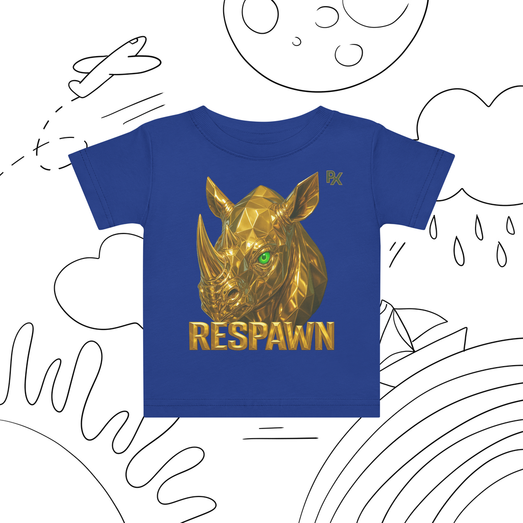 Premium Baby T-Shirt | Goldie Respawn Rhino