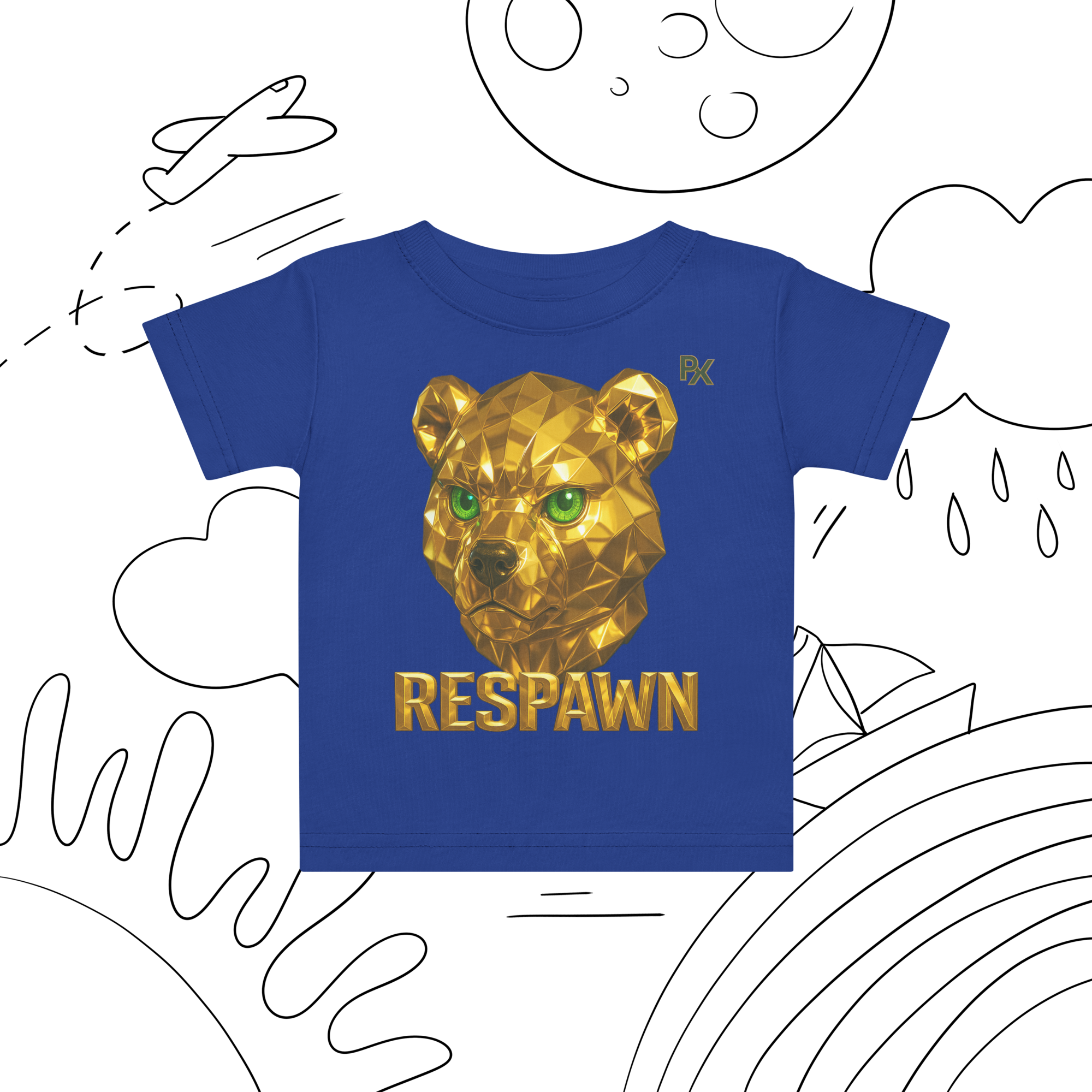 Premium Baby T-Shirt | Goldie Respawn Ted