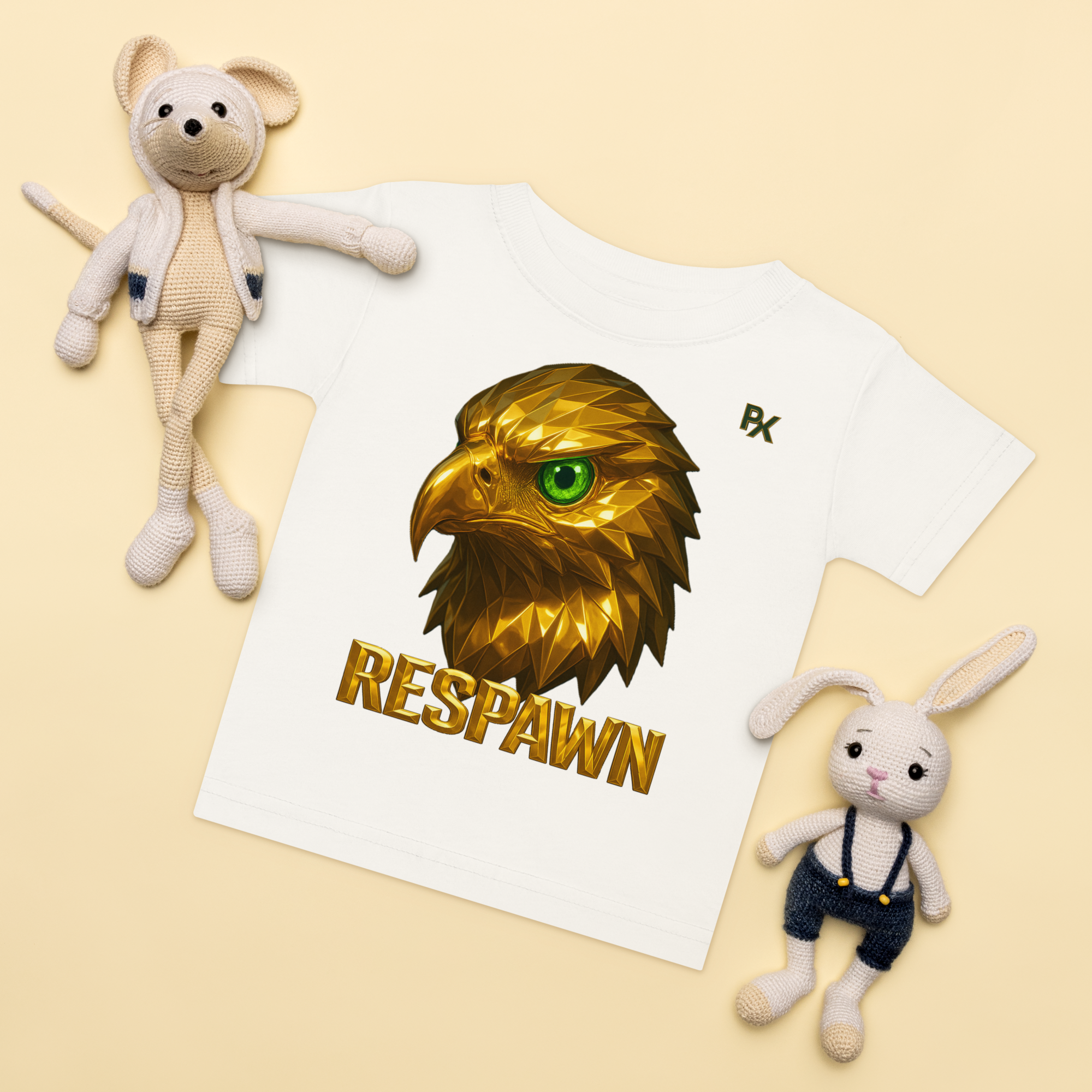 Premium Baby T-Shirt | Goldie Respawn Eagly
