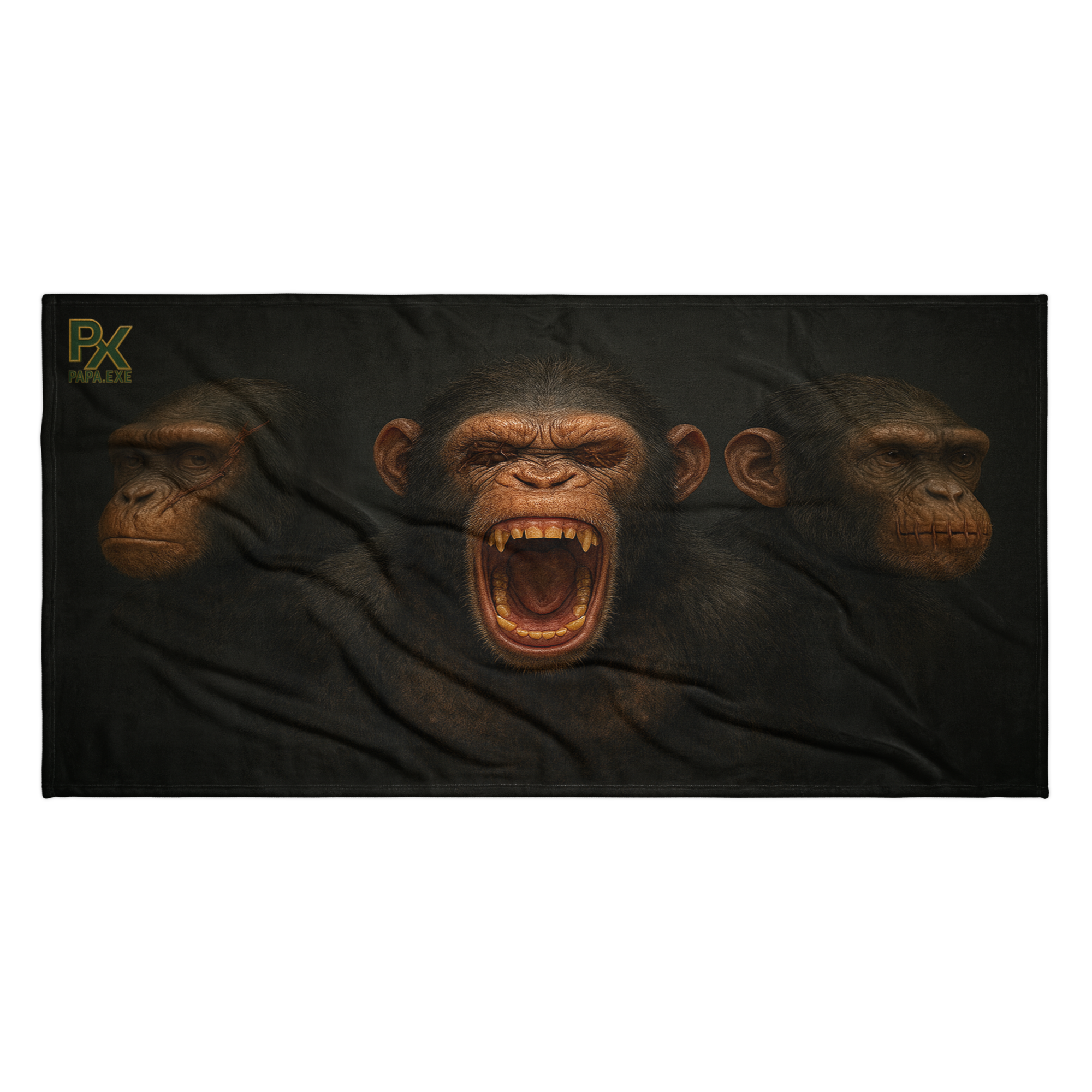 Badetuch | Bloodline Affen-Trio | Kikazaru · Mizaru · Iwazaru