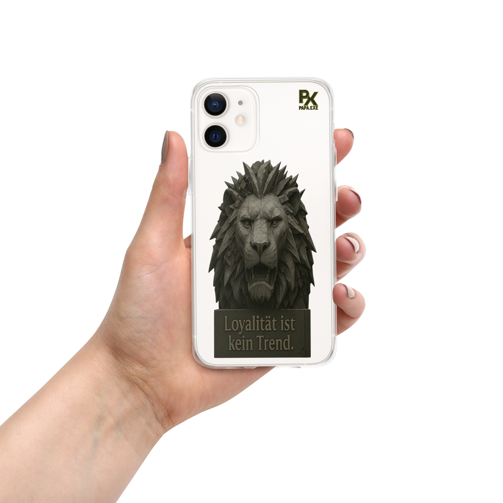 Transparente iPhone®- Hülle | Bloodline Kein Trend