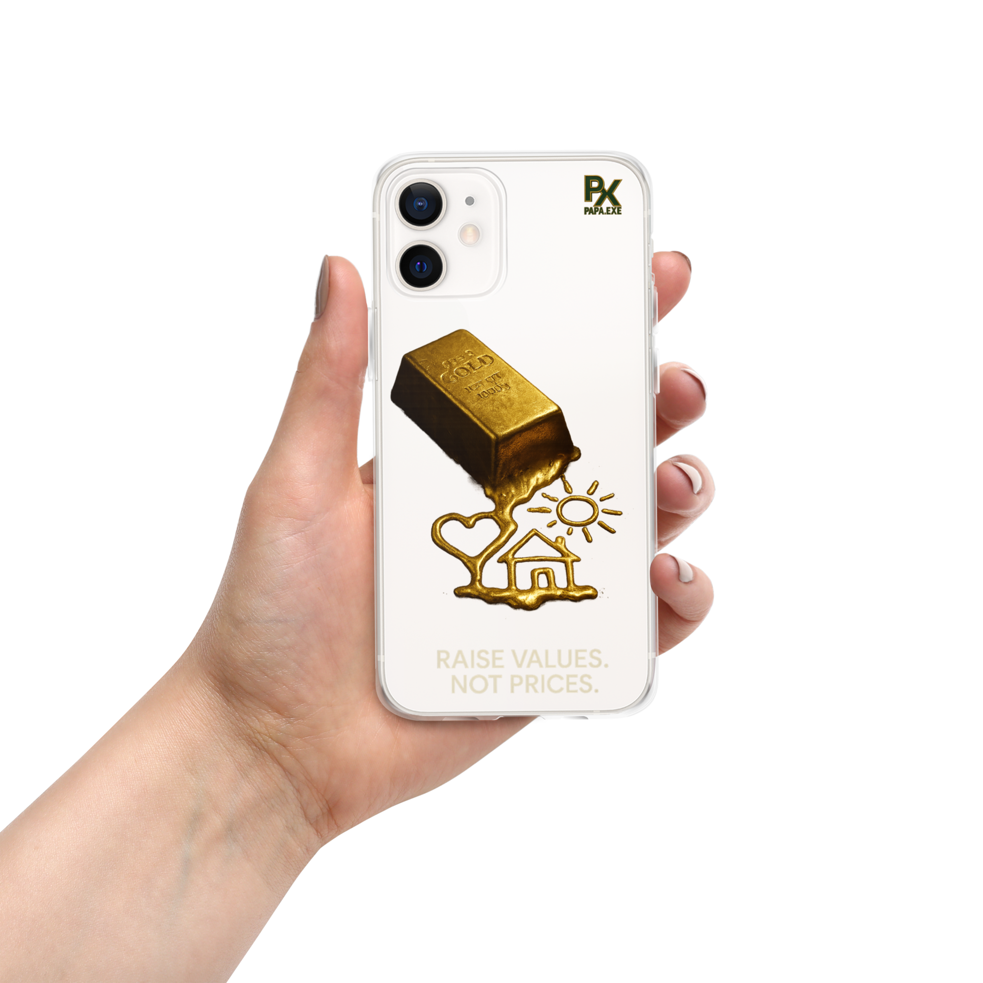 Transparente iPhone®- Hülle | Bloodline Gold