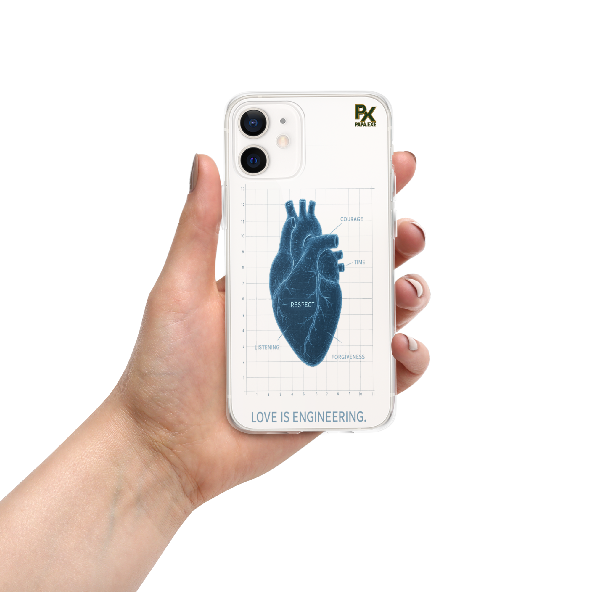 Transparente iPhone®- Hülle | Bloodline Love Engineering