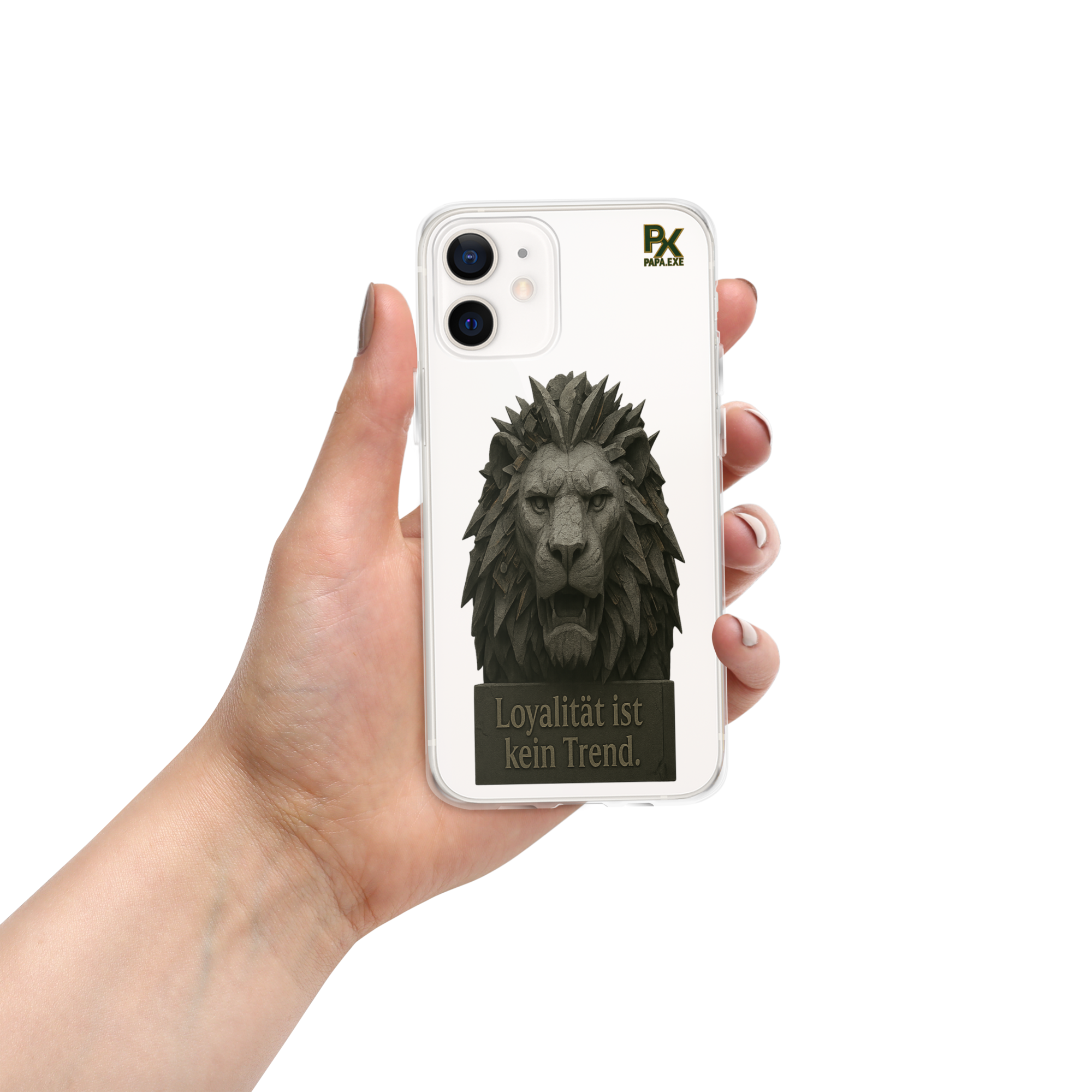 Transparente iPhone®- Hülle | Bloodline Kein Trend