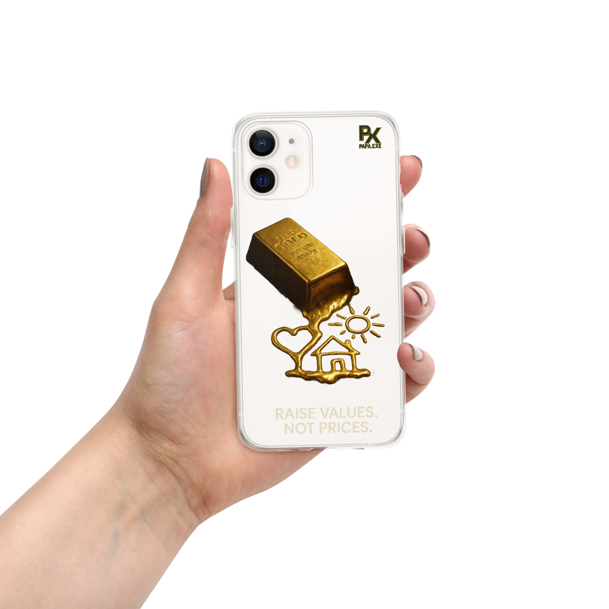 Transparente iPhone®- Hülle | Bloodline Gold