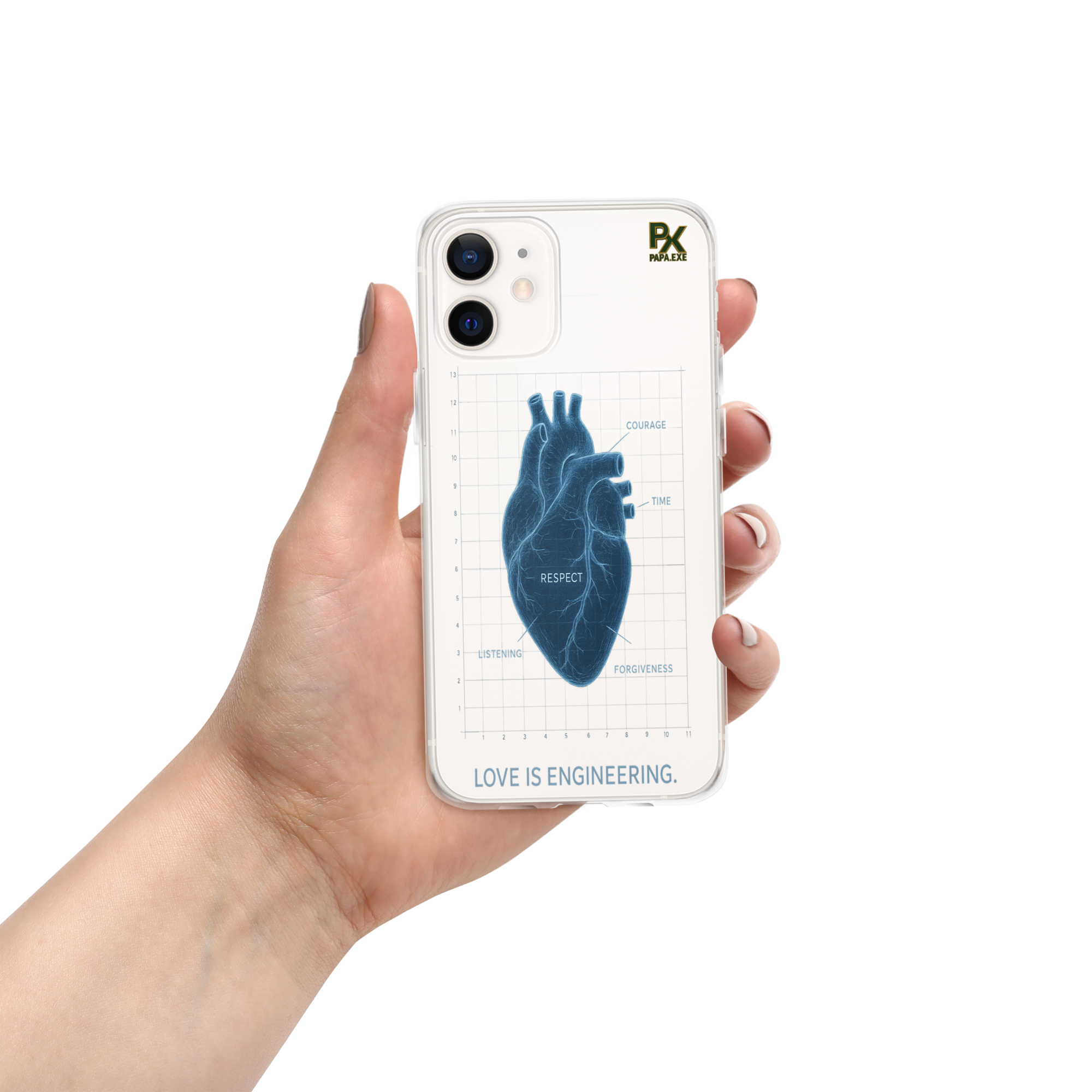 Transparente iPhone®- Hülle | Bloodline Love Engineering