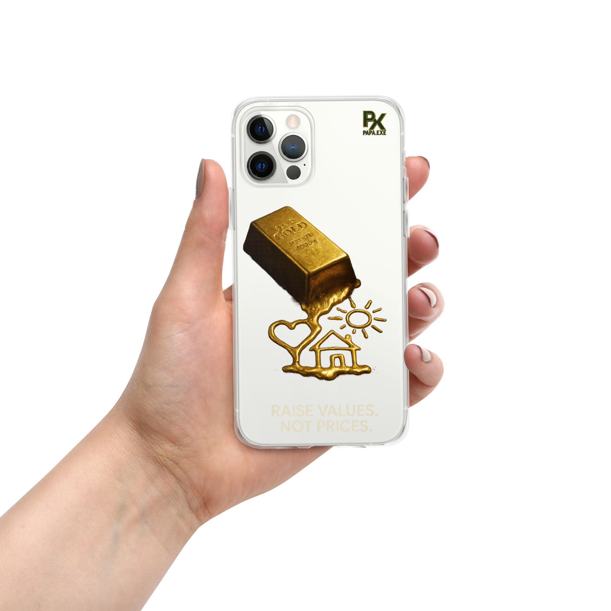 Transparente iPhone®- Hülle | Bloodline Gold