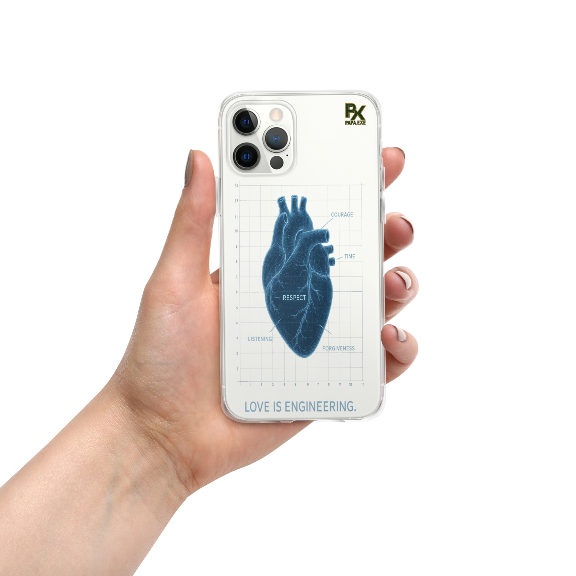 Transparente iPhone®- Hülle | Bloodline Love Engineering