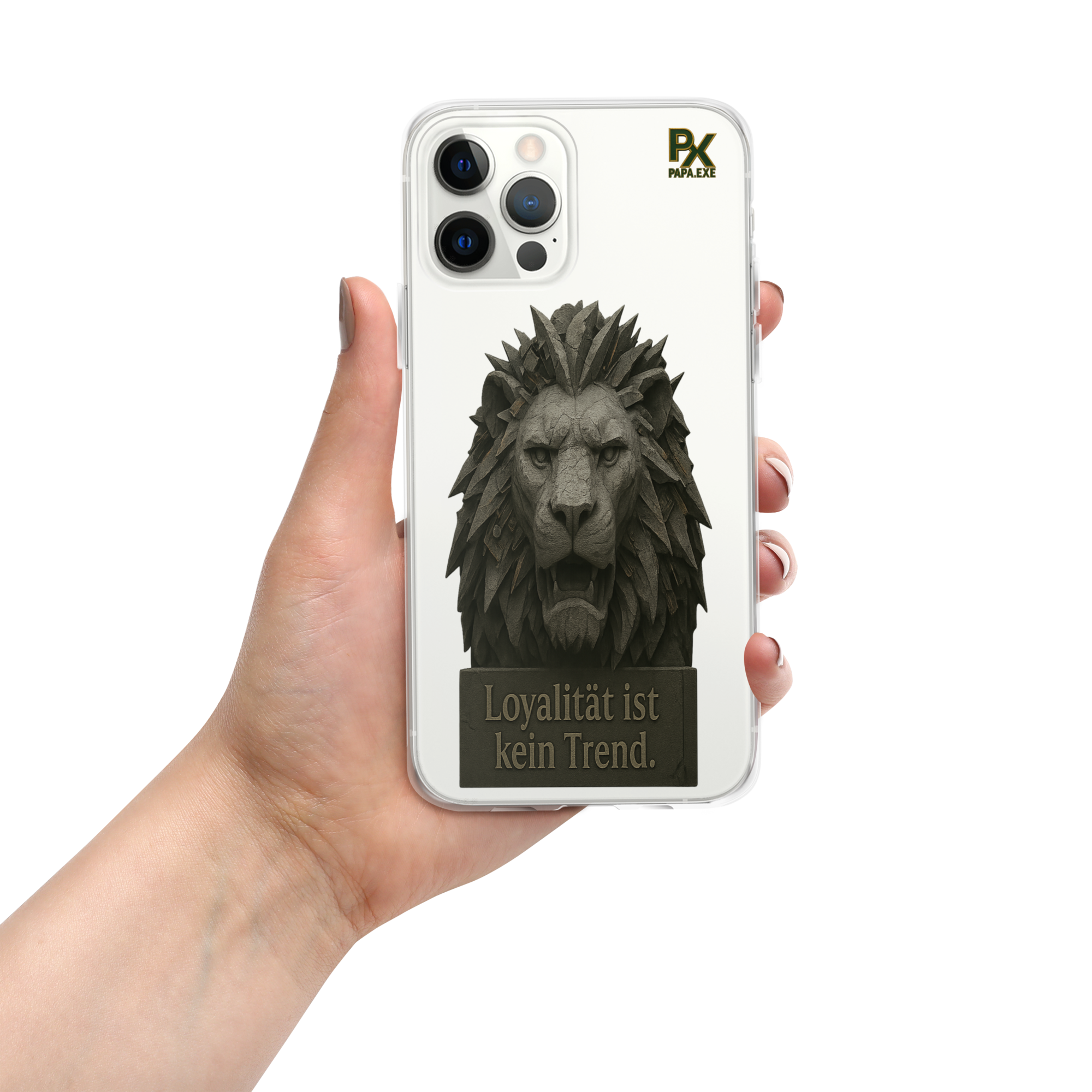 Transparente iPhone®- Hülle | Bloodline Kein Trend