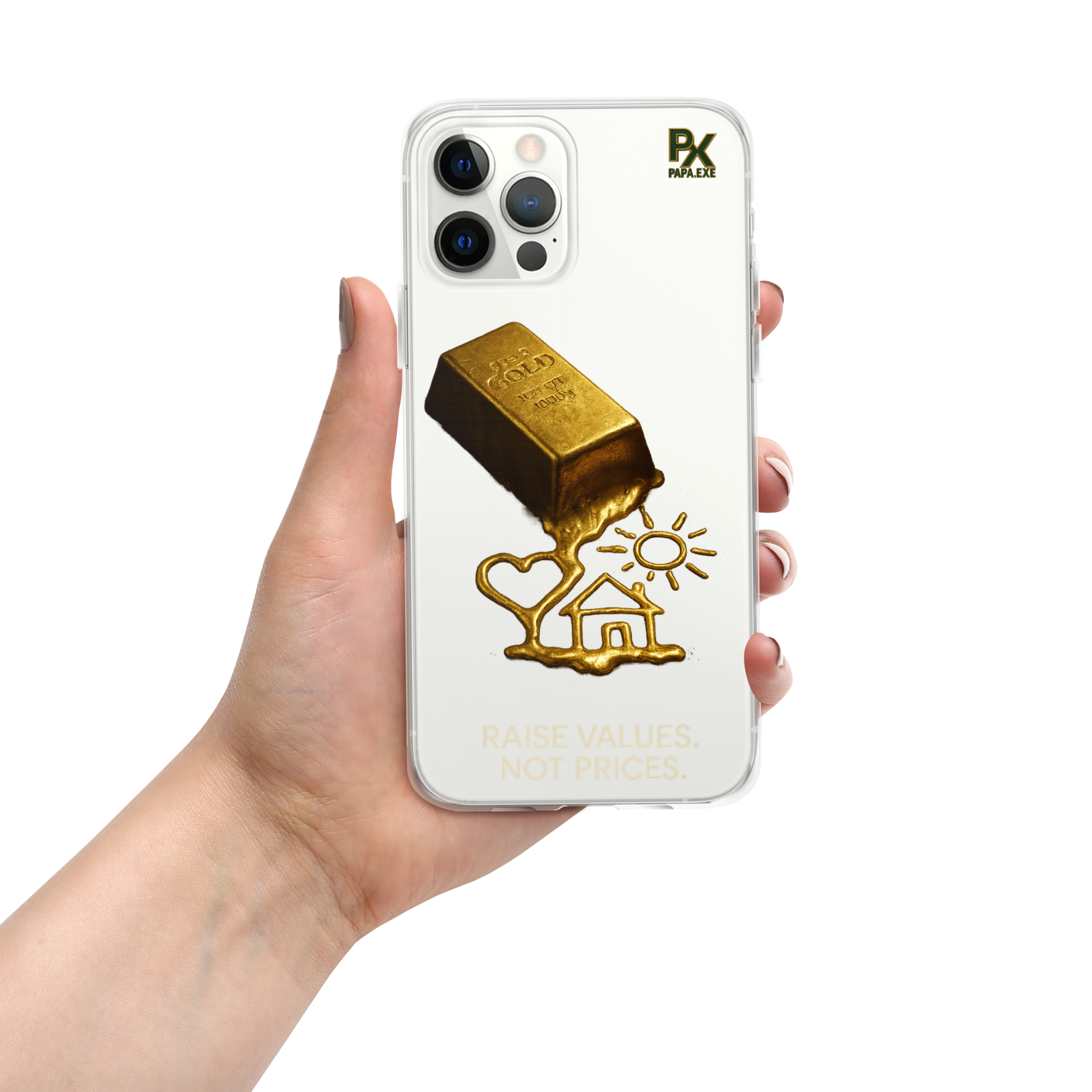 Transparente iPhone®- Hülle | Bloodline Gold