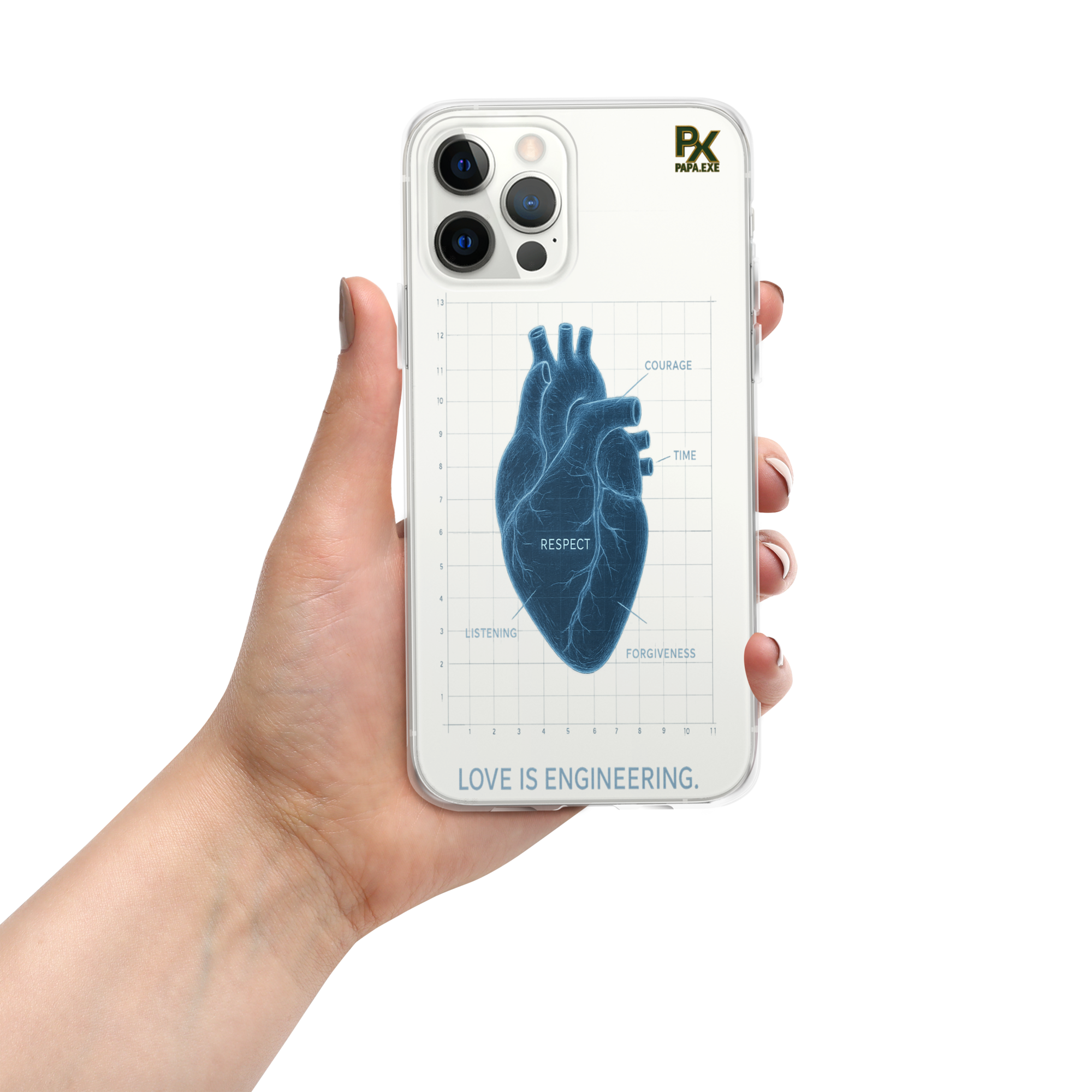 Transparente iPhone®- Hülle | Bloodline Love Engineering