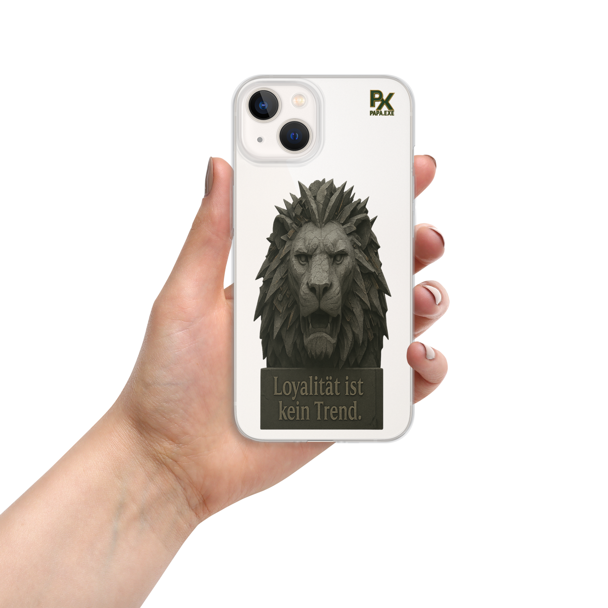 Transparente iPhone®- Hülle | Bloodline Kein Trend