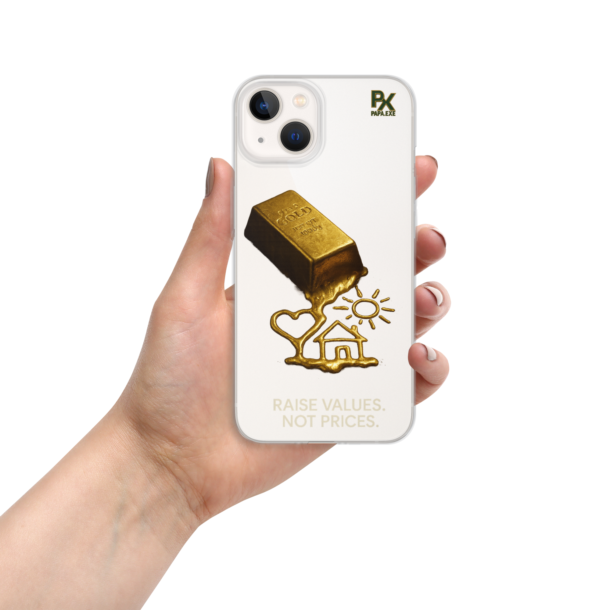 Transparente iPhone®- Hülle | Bloodline Gold