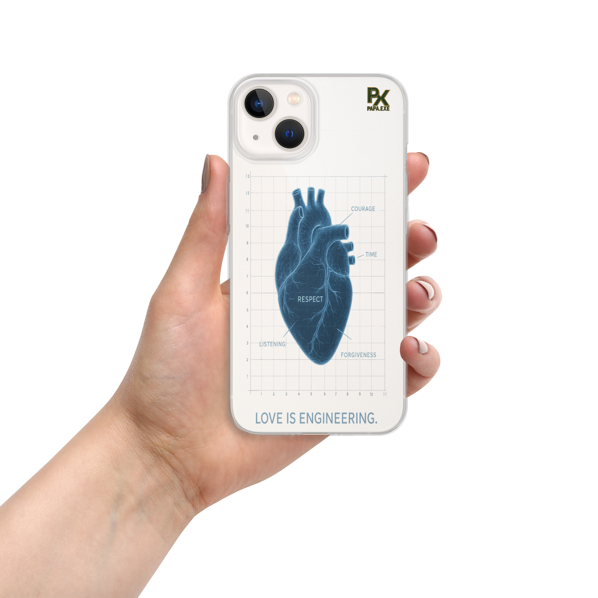 Transparente iPhone®- Hülle | Bloodline Love Engineering