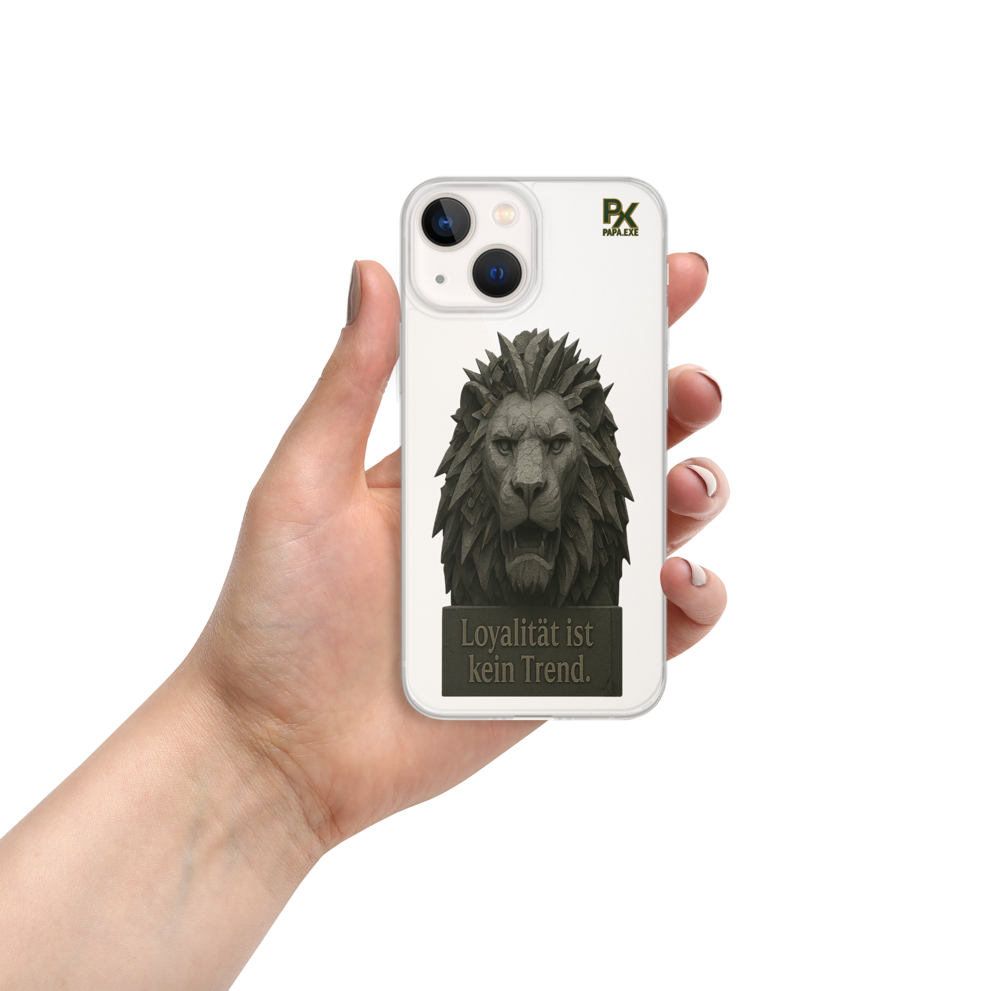 Transparente iPhone®- Hülle | Bloodline Kein Trend