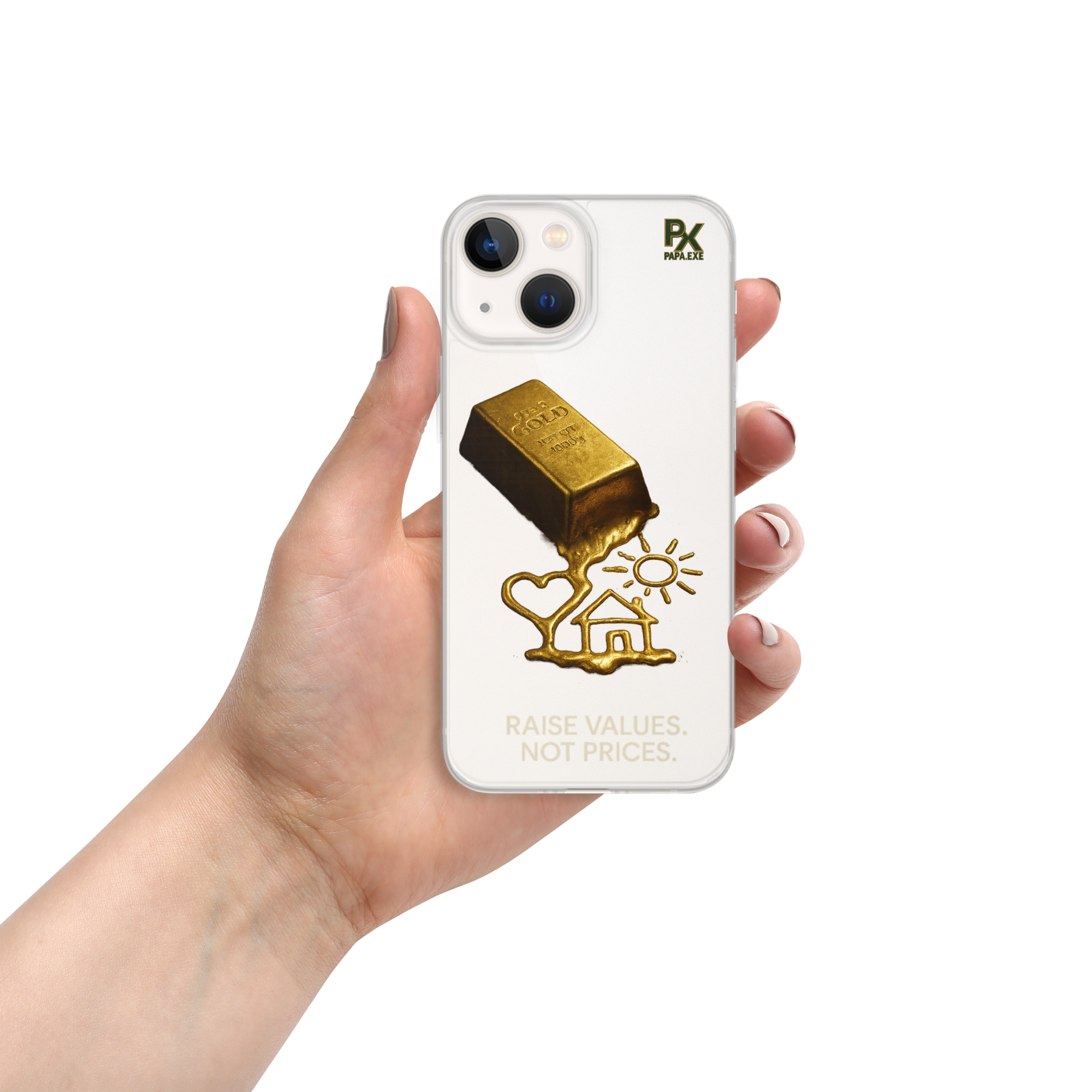 Transparente iPhone®- Hülle | Bloodline Gold