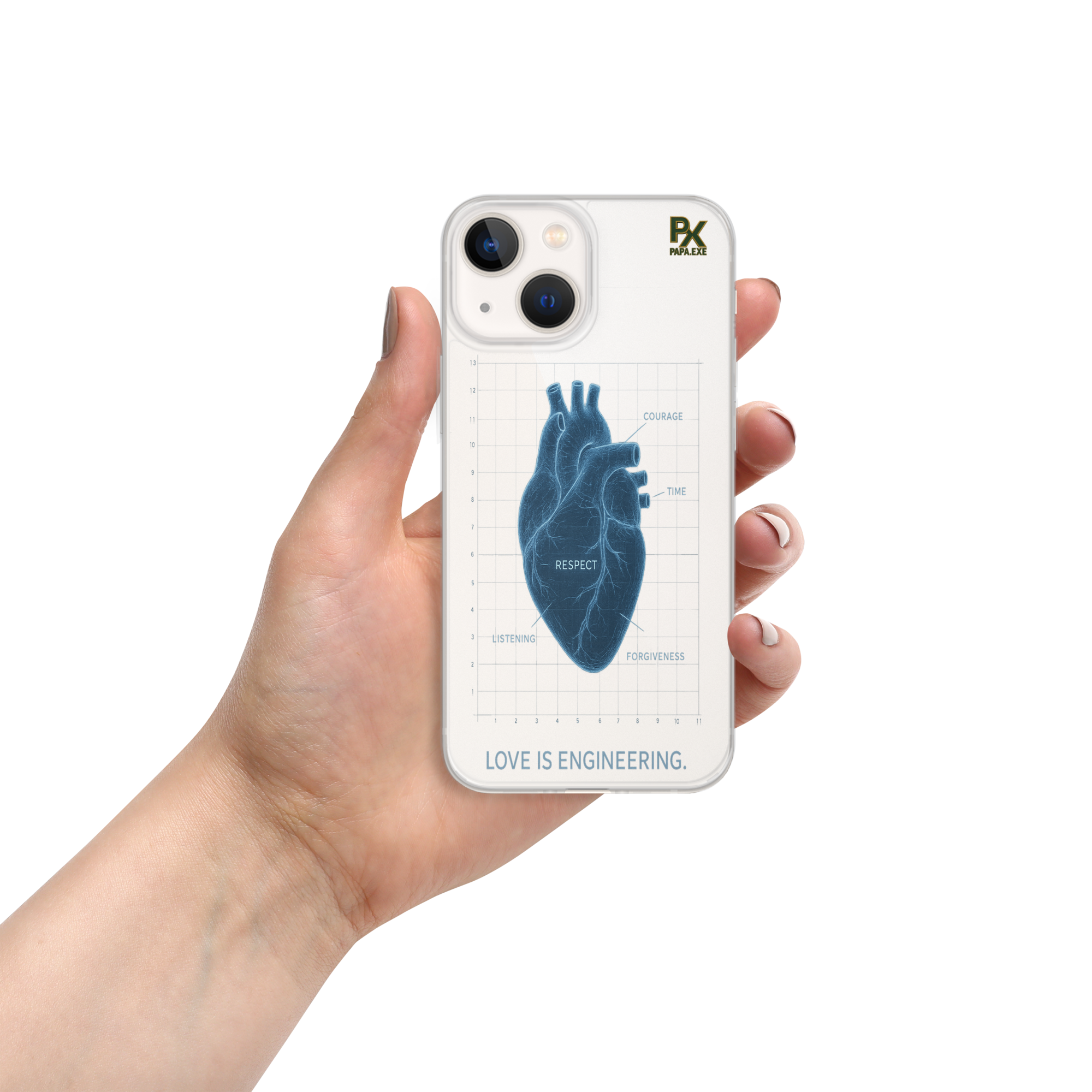 Transparente iPhone®- Hülle | Bloodline Love Engineering