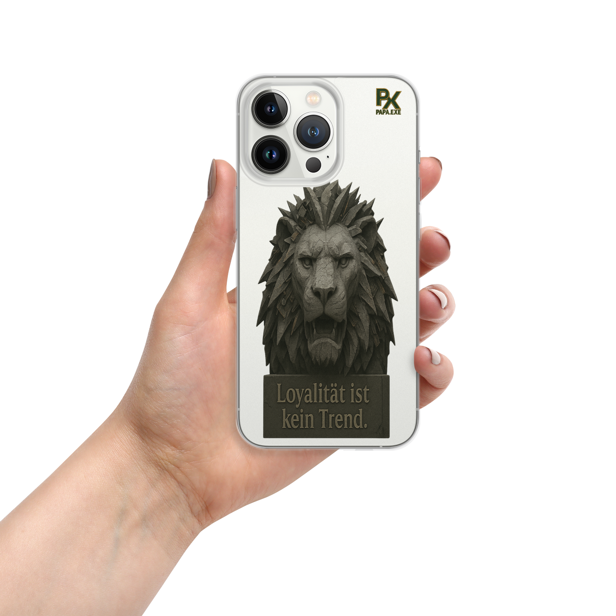 Transparente iPhone®- Hülle | Bloodline Kein Trend