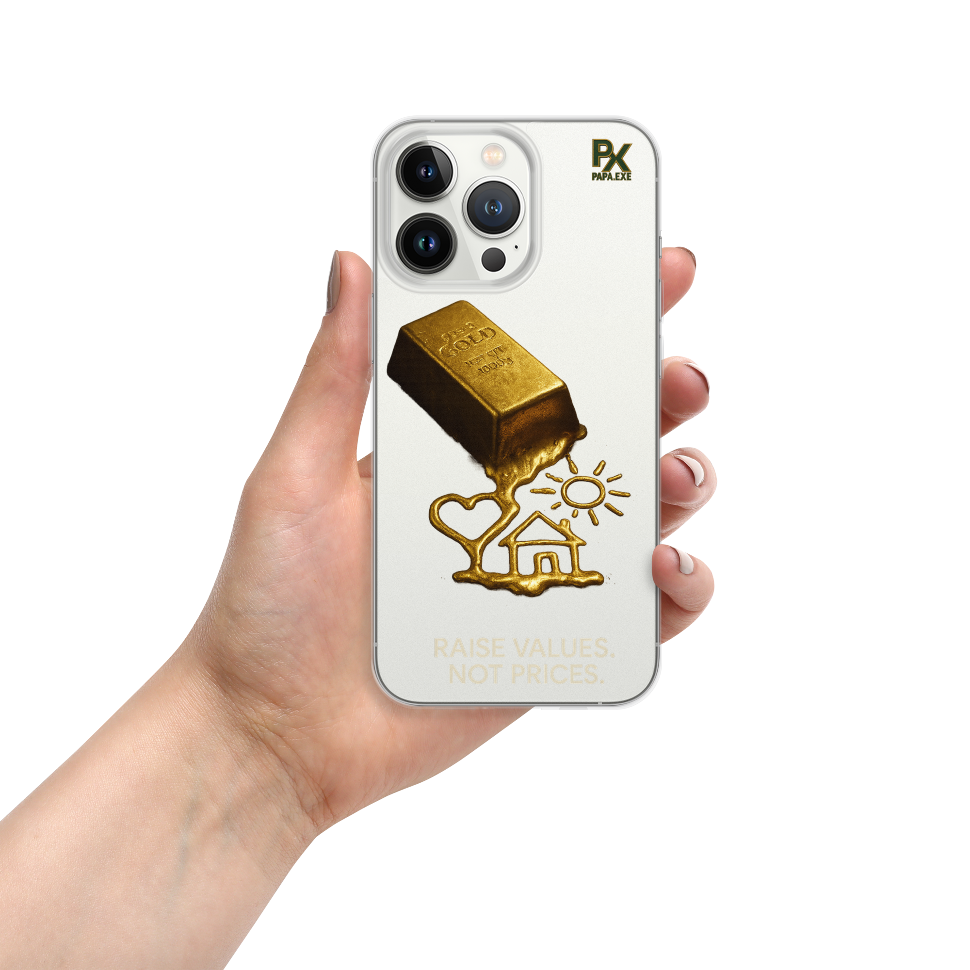 Transparente iPhone®- Hülle | Bloodline Gold