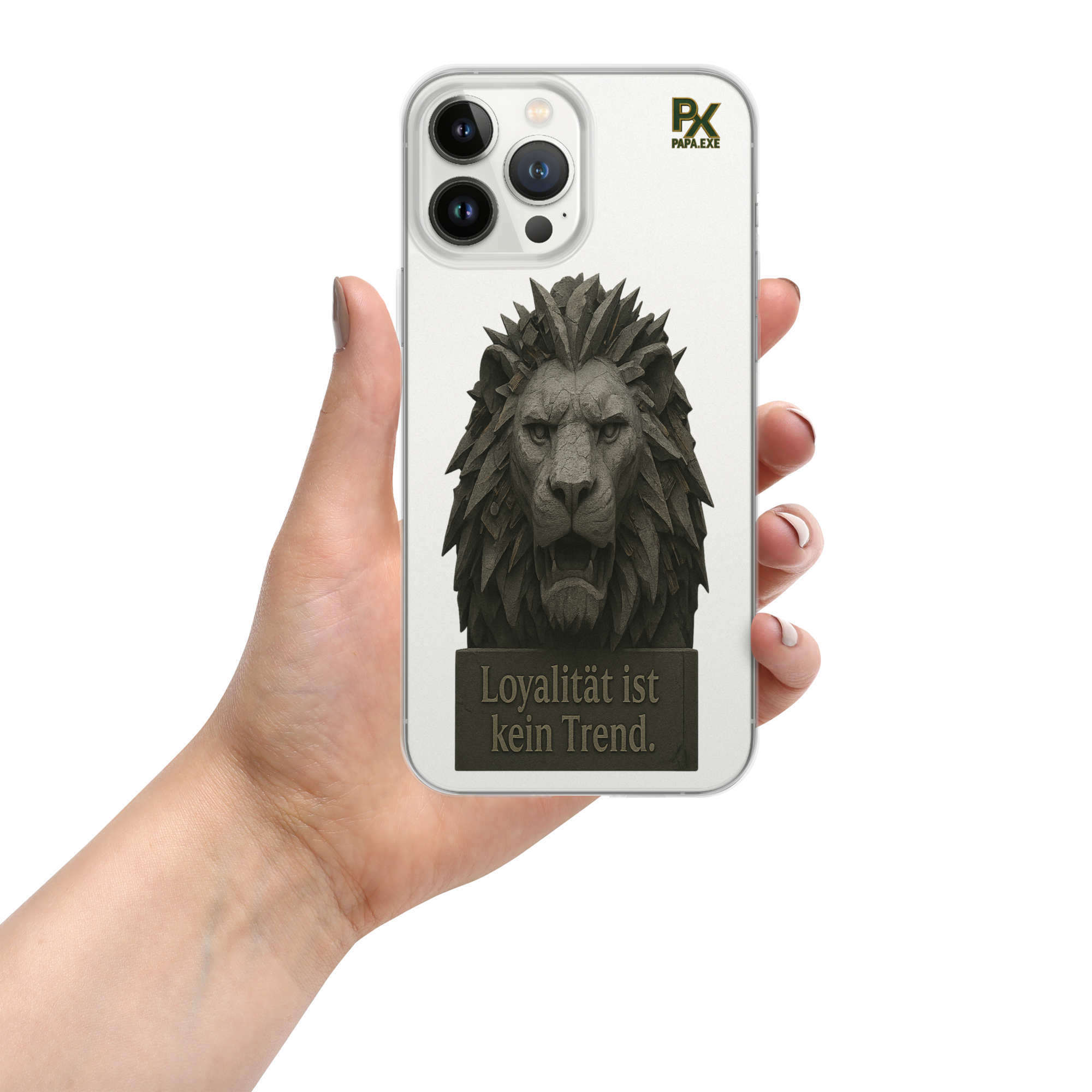 Transparente iPhone®- Hülle | Bloodline Kein Trend