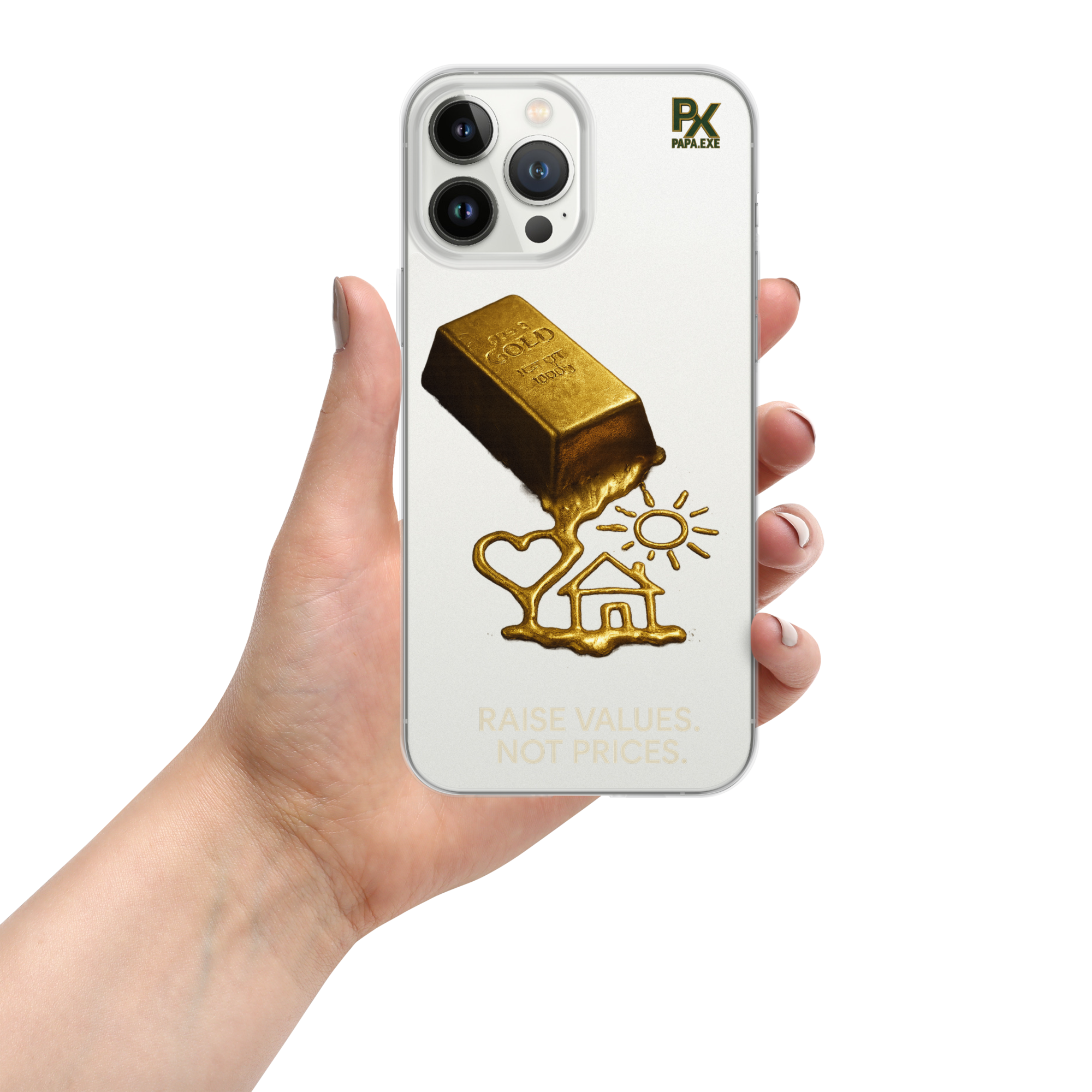 Transparente iPhone®- Hülle | Bloodline Gold