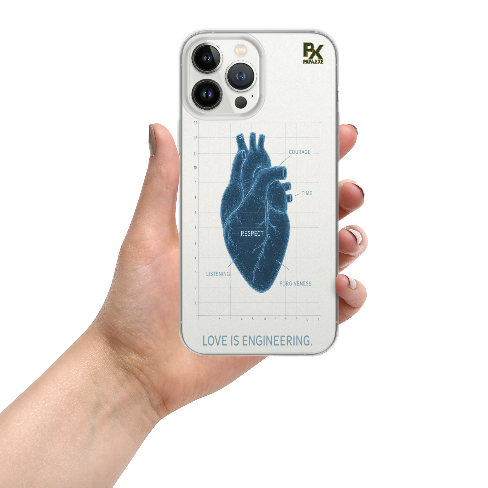 Transparente iPhone®- Hülle | Bloodline Love Engineering