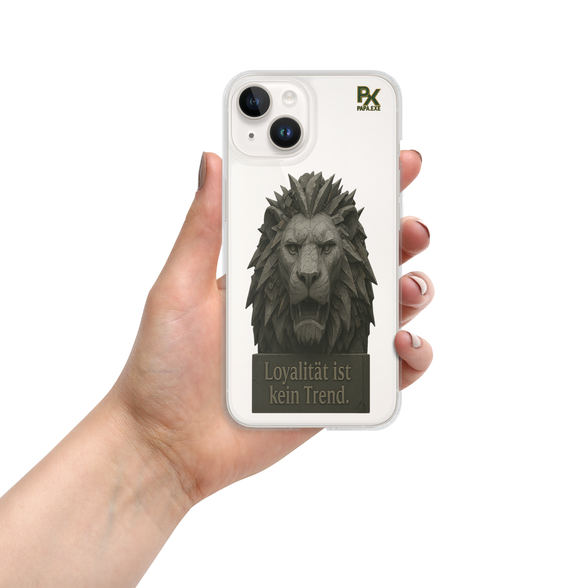 Transparente iPhone®- Hülle | Bloodline Kein Trend