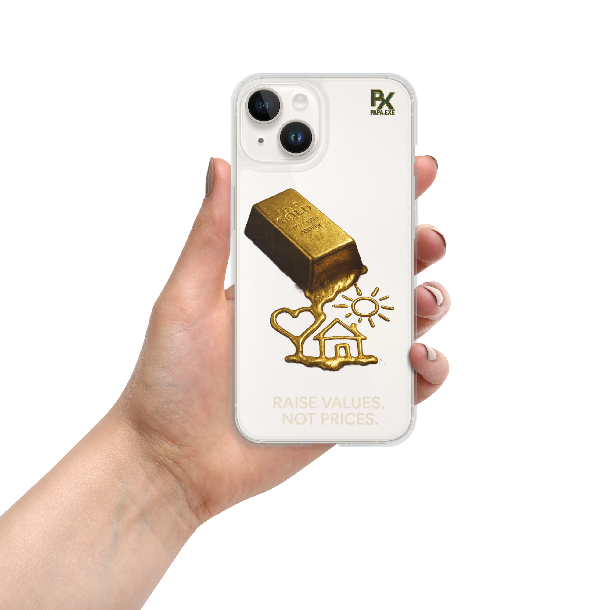 Transparente iPhone®- Hülle | Bloodline Gold