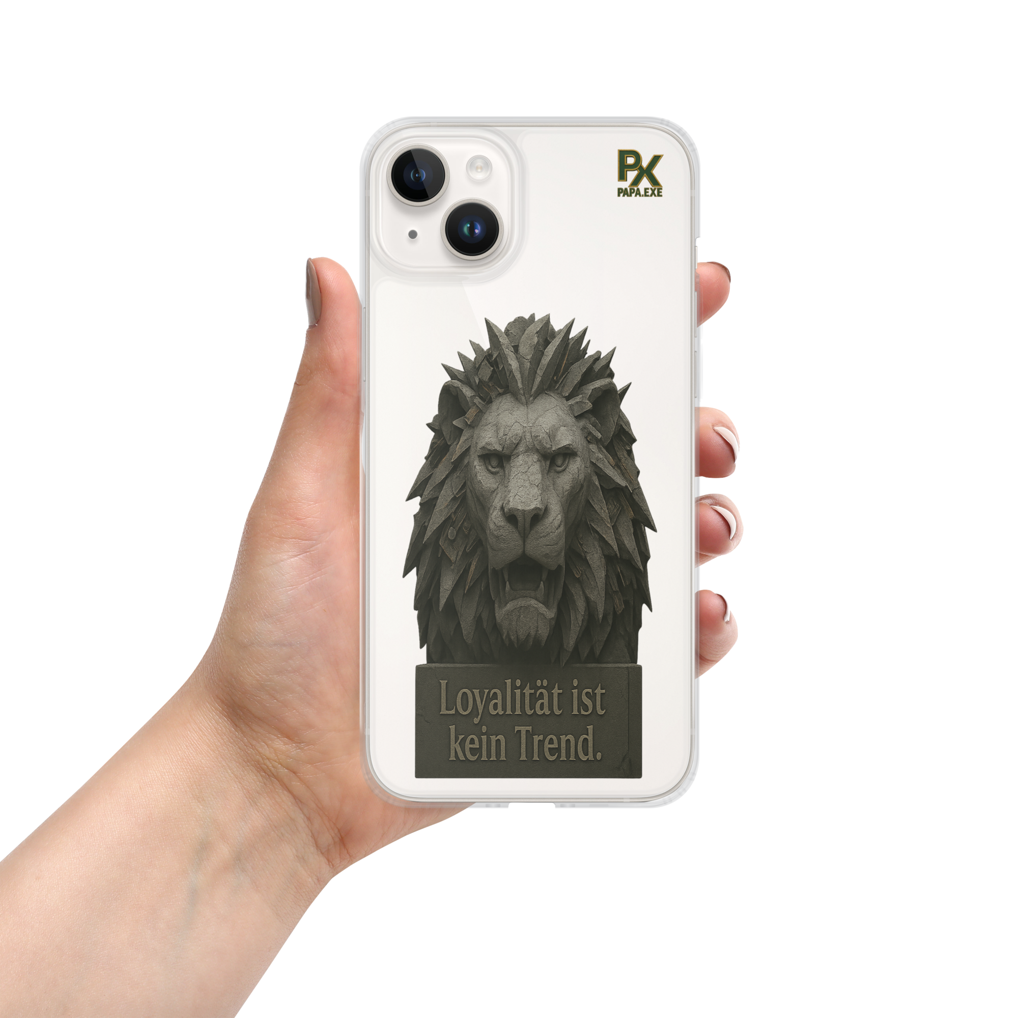 Transparente iPhone®- Hülle | Bloodline Kein Trend