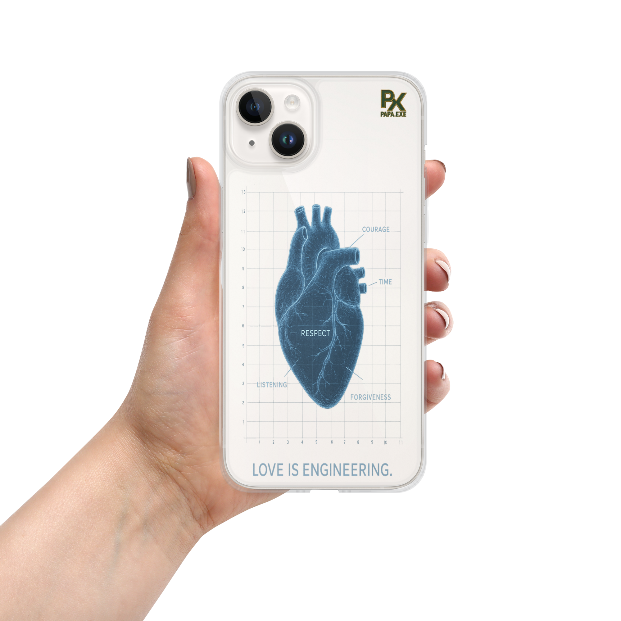 Transparente iPhone®- Hülle | Bloodline Love Engineering